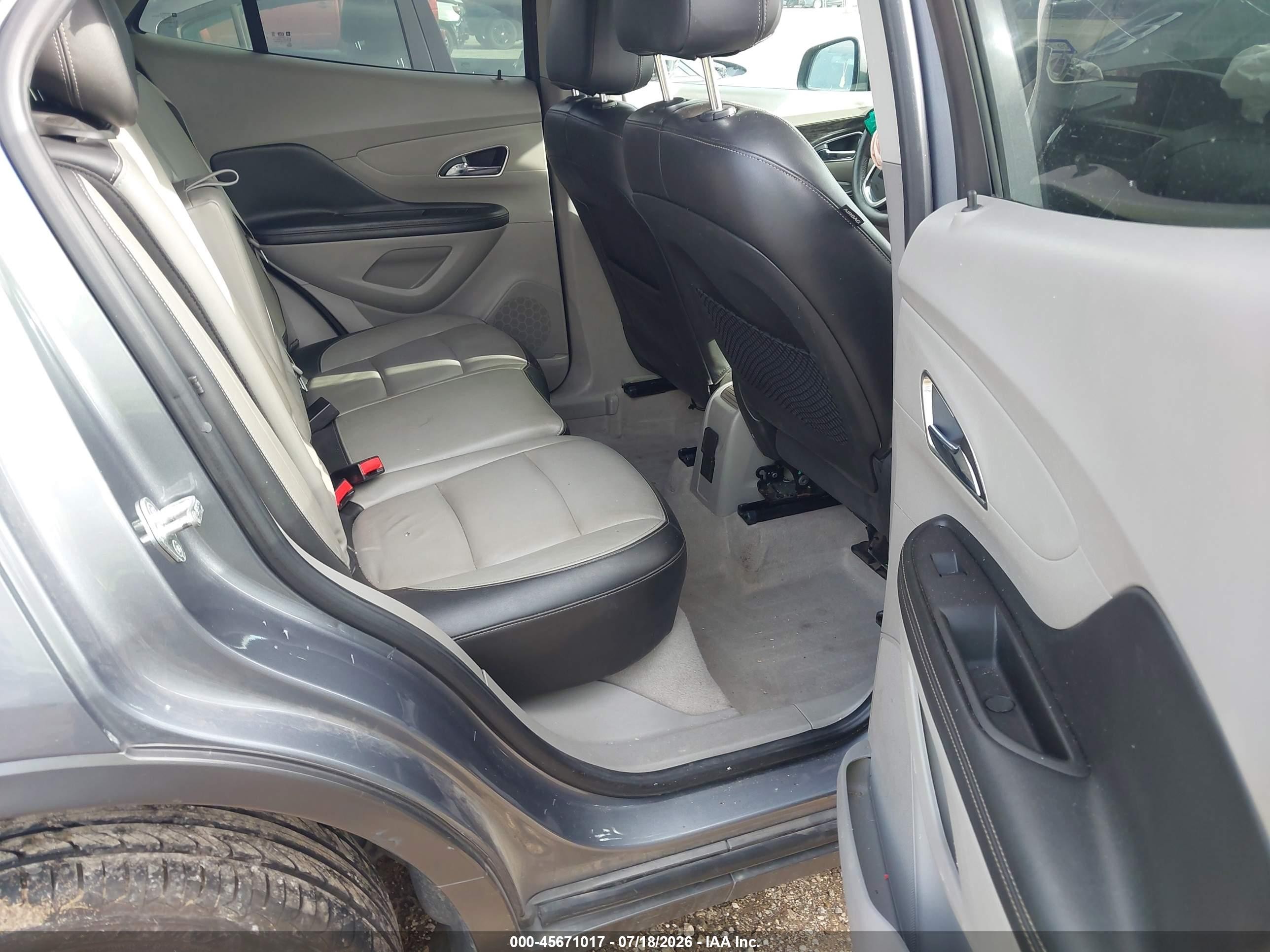 2014 Buick Encore Leather Gray vin: KL4CJCSB4EB684664