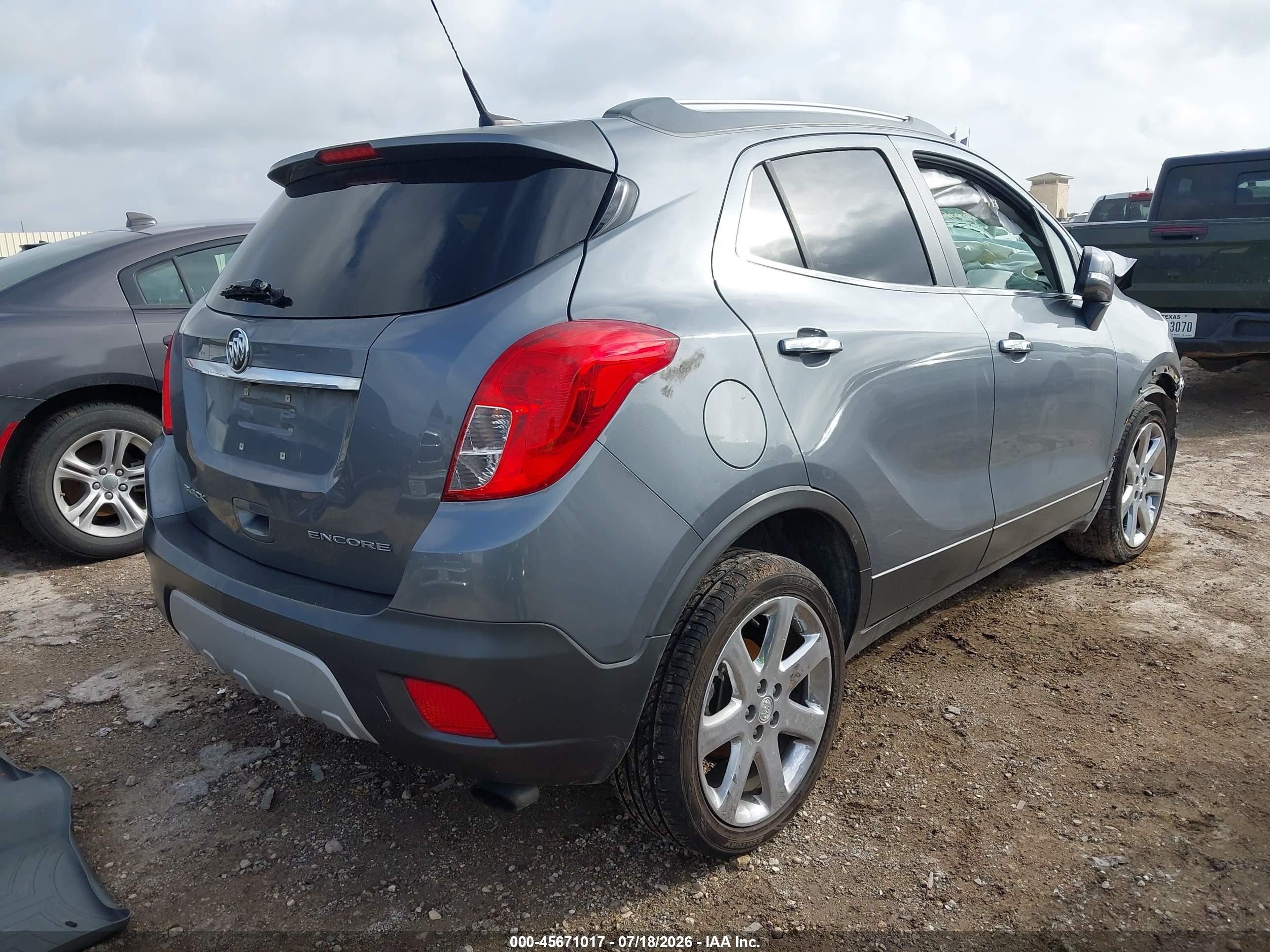 2014 Buick Encore Leather Gray vin: KL4CJCSB4EB684664