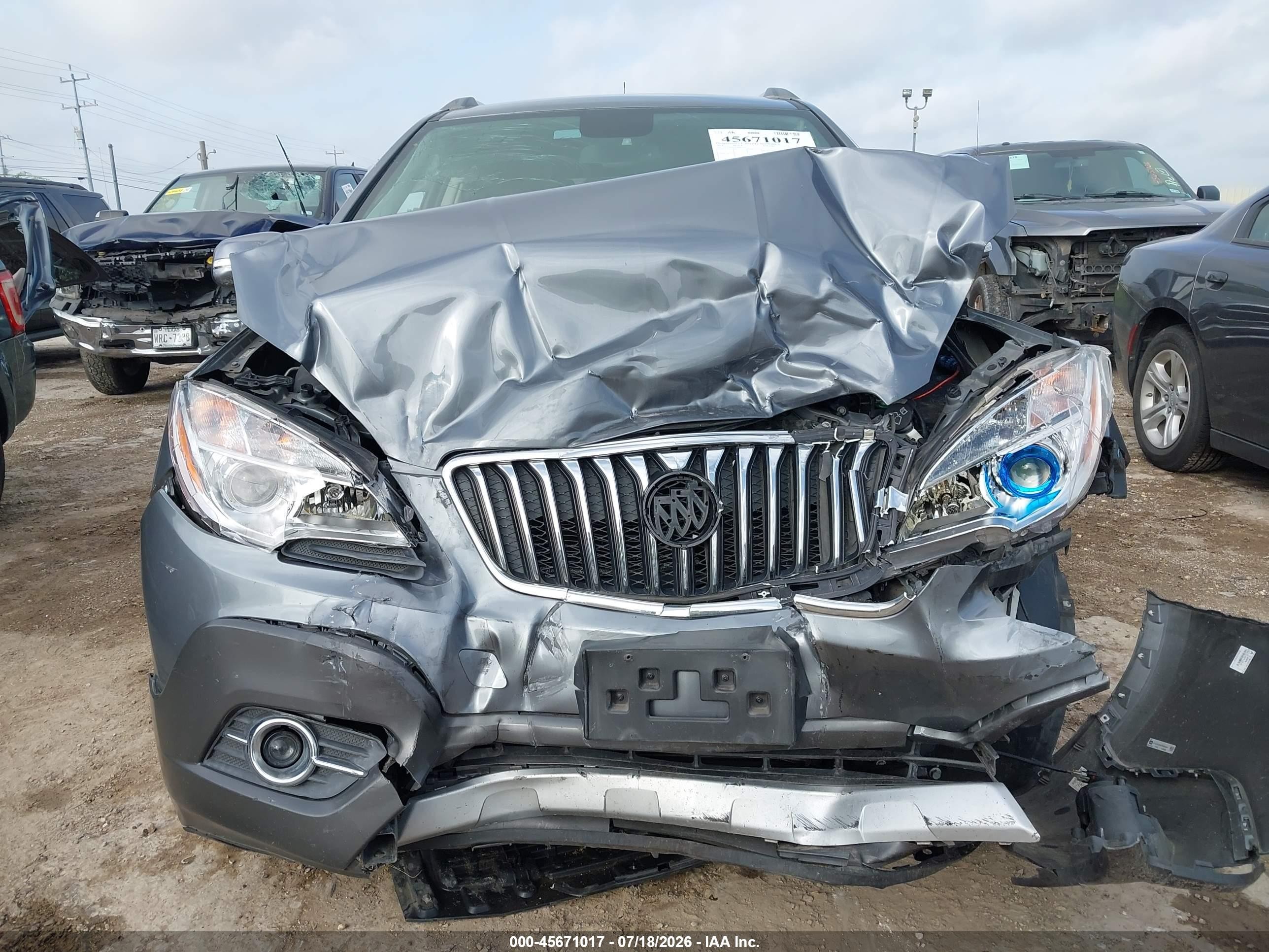 2014 Buick Encore Leather Gray vin: KL4CJCSB4EB684664