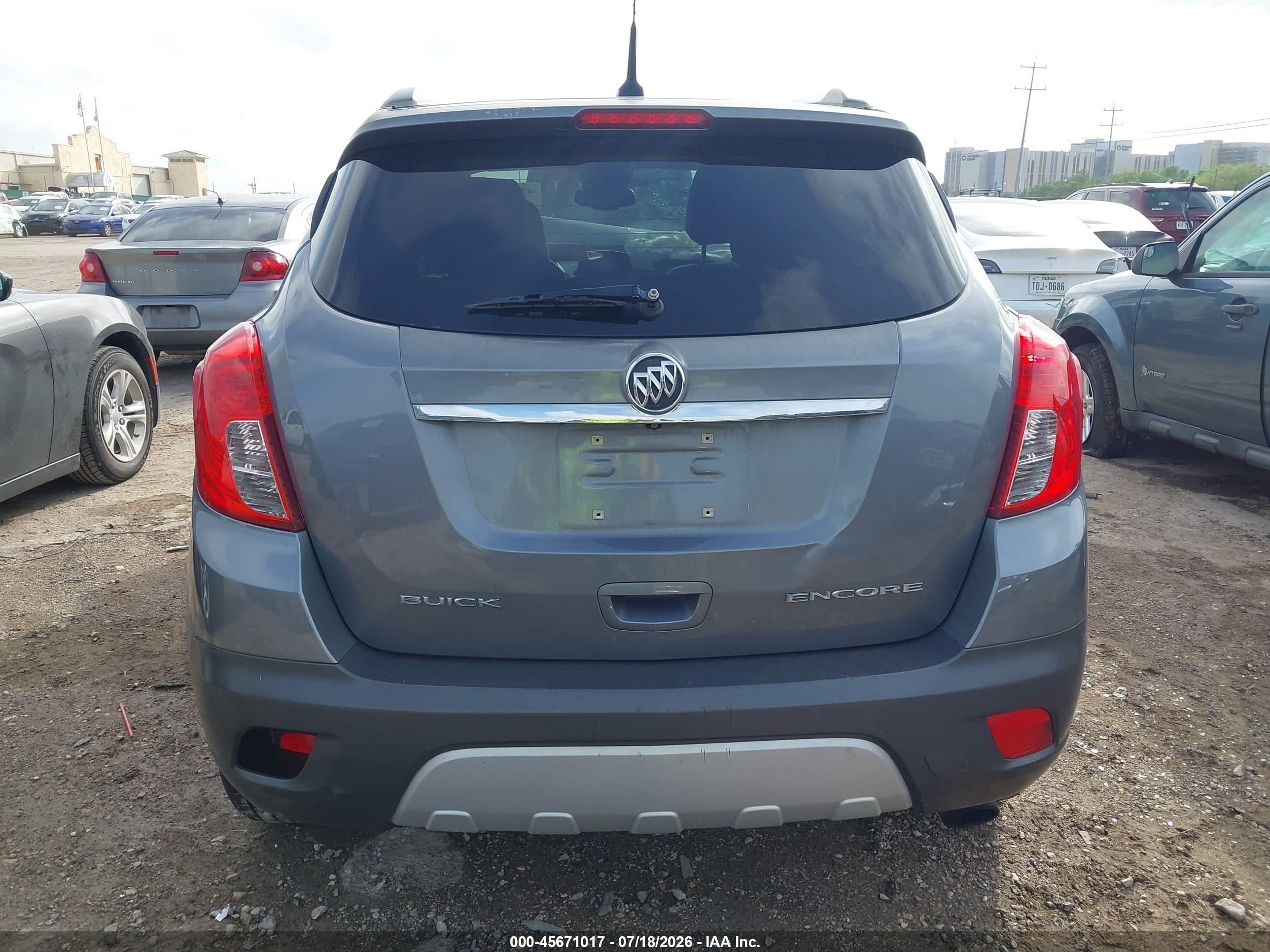 2014 Buick Encore Leather Gray vin: KL4CJCSB4EB684664