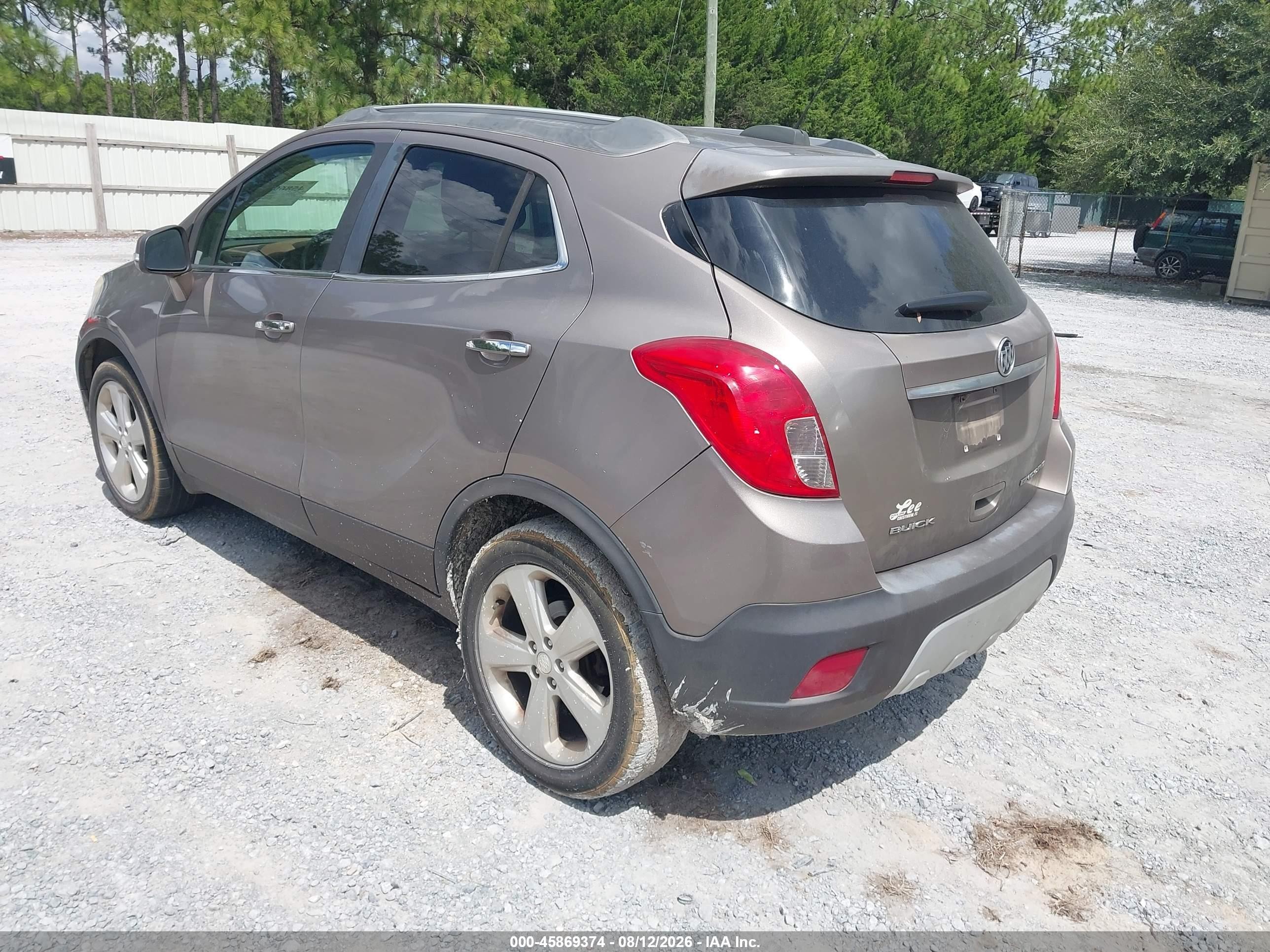 2015 Buick Encore Leather Brown vin: KL4CJCSB4FB034671