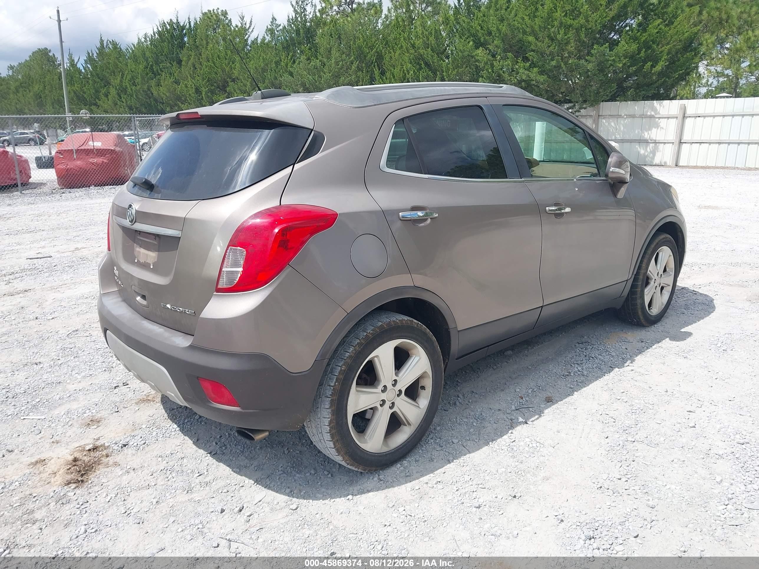 2015 Buick Encore Leather Brown vin: KL4CJCSB4FB034671