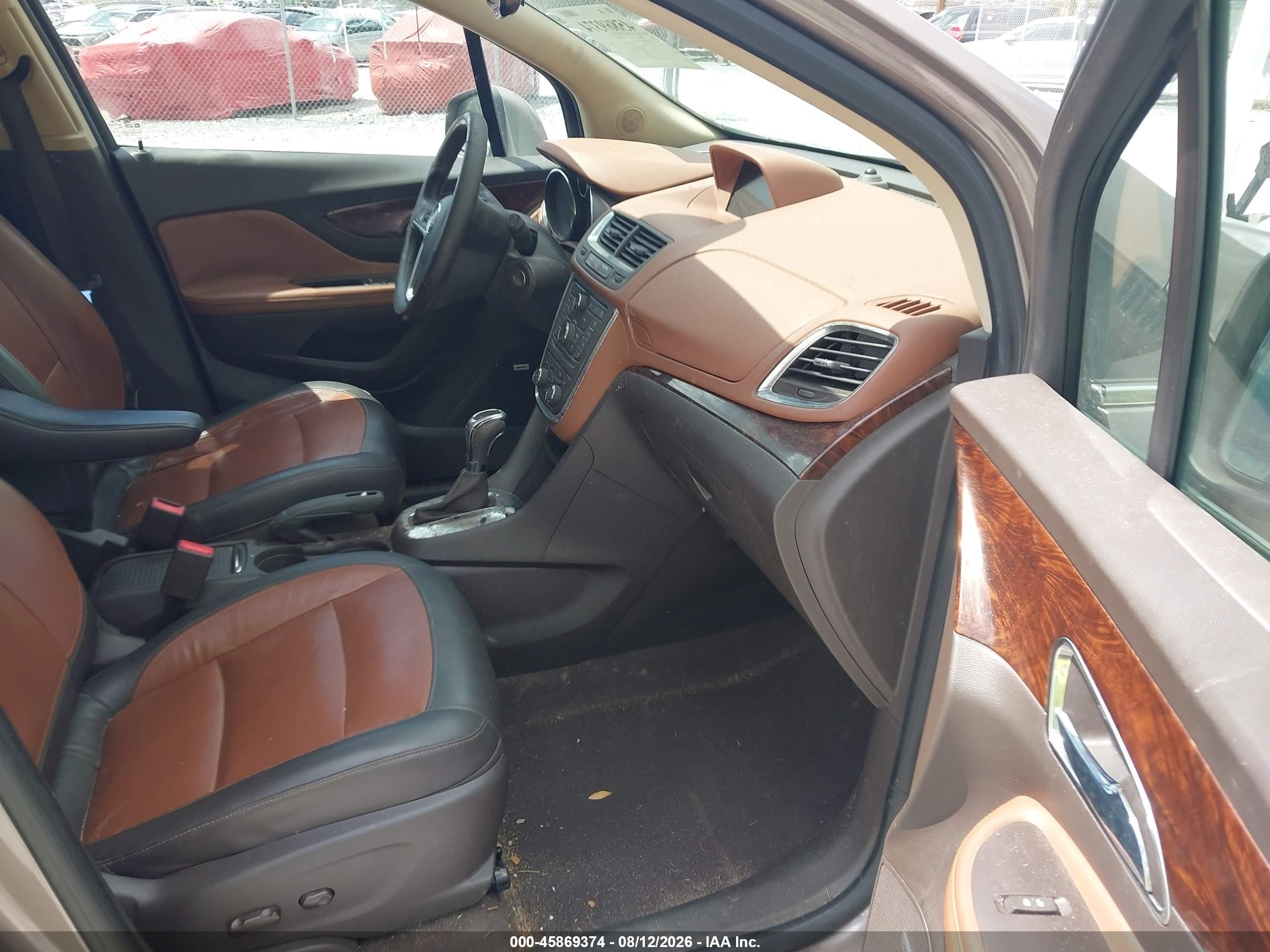 2015 Buick Encore Leather Brown vin: KL4CJCSB4FB034671