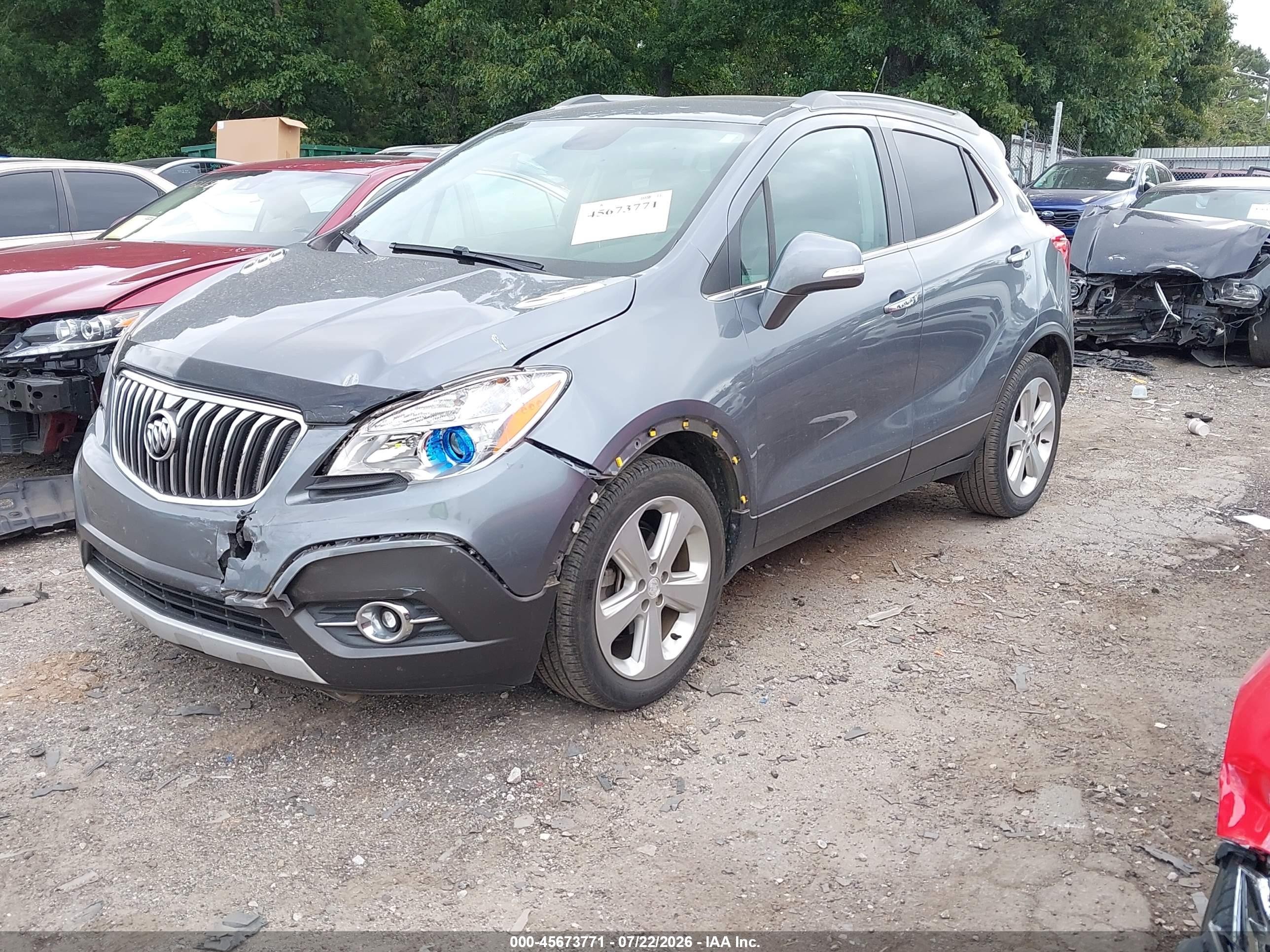 2015 Buick Encore Leather Blue vin: KL4CJCSB4FB087113