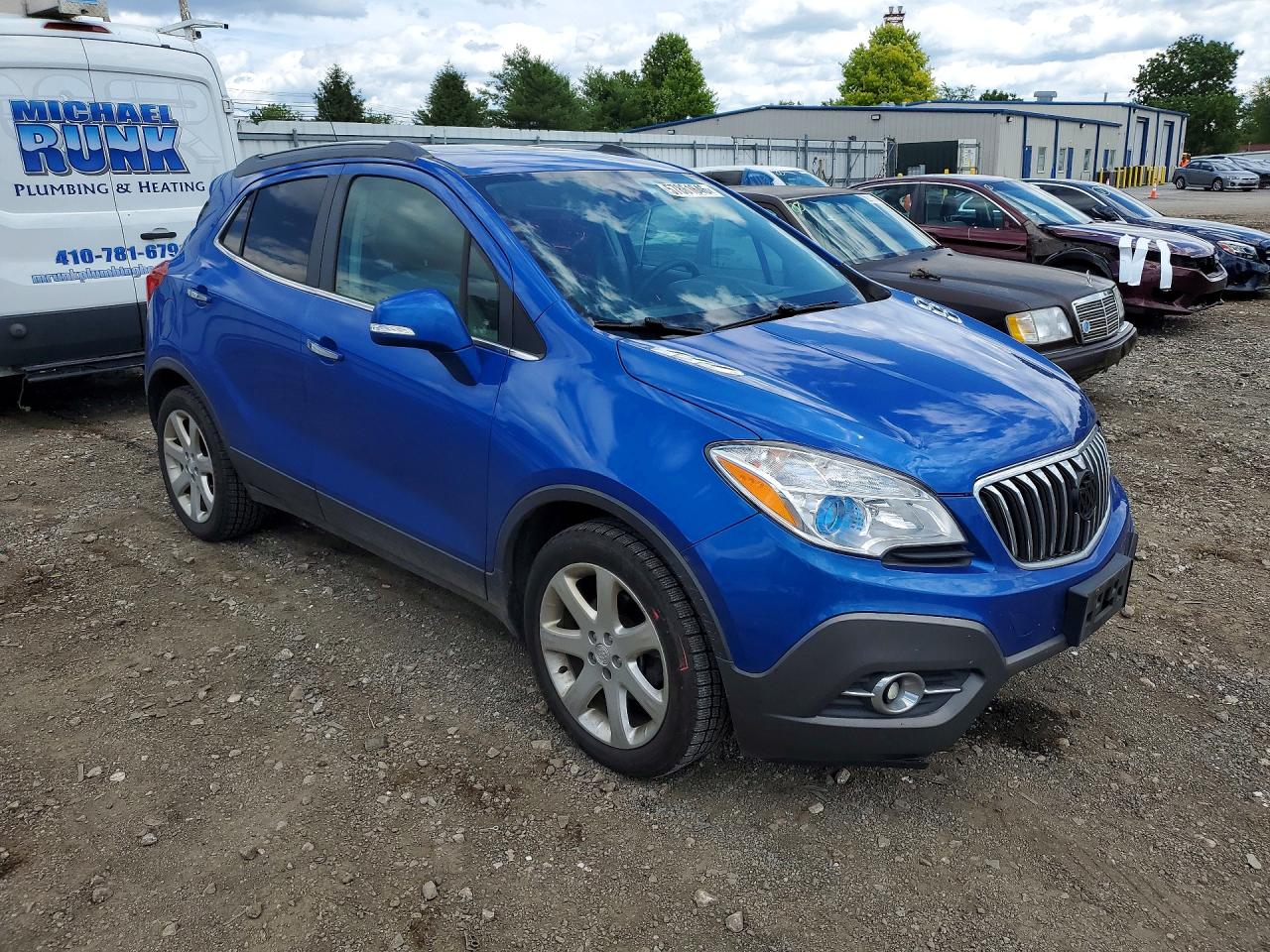 2015 Buick Encore Синий vin: KL4CJCSB4FB171724