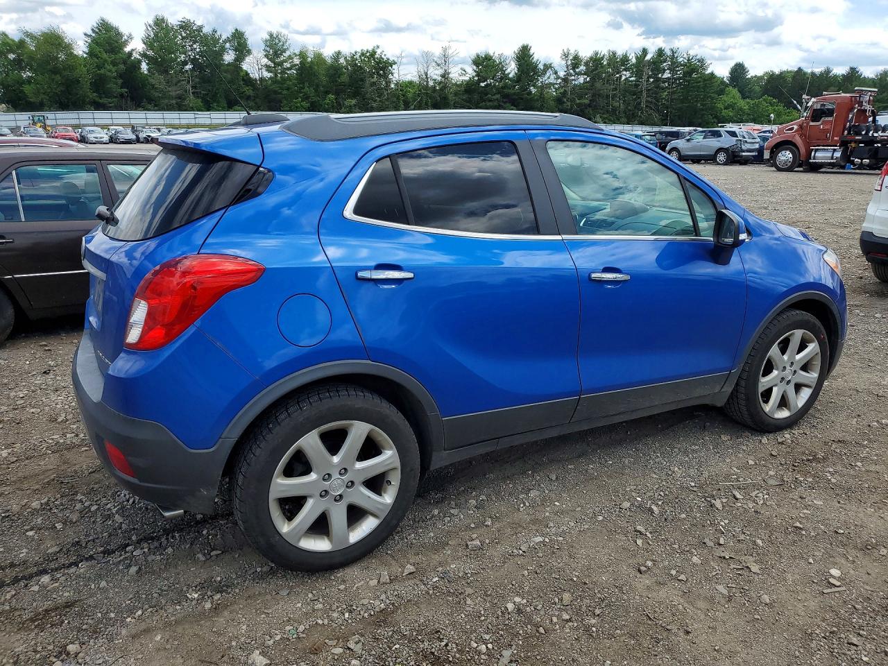 2015 Buick Encore Синий vin: KL4CJCSB4FB171724