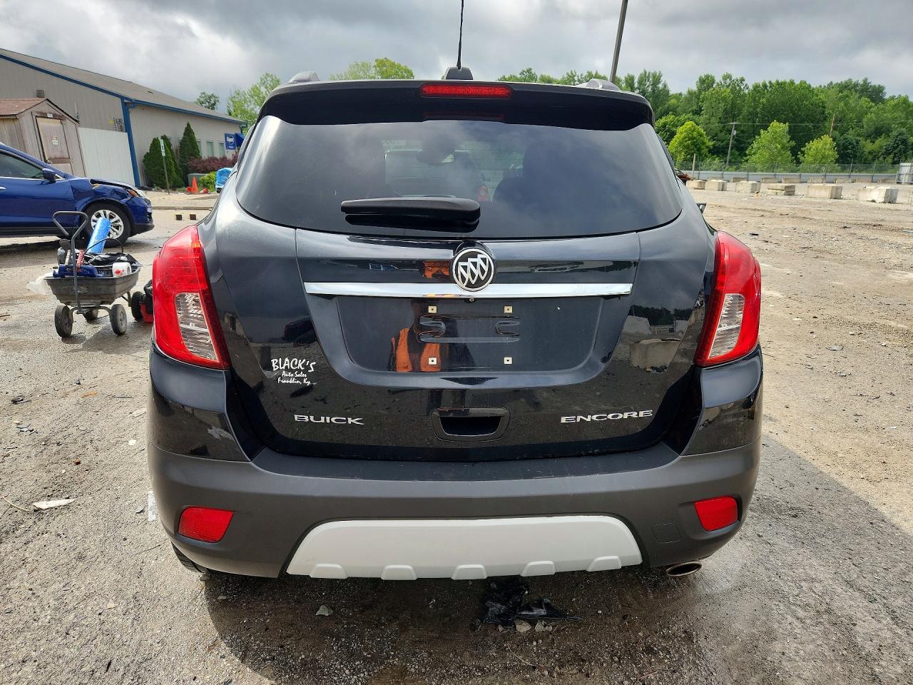 2015 Buick Encore Черный vin: KL4CJCSB4FB244607