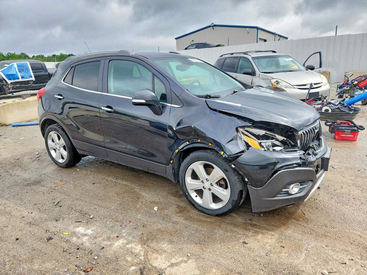 2015 Buick Encore Черный vin: KL4CJCSB4FB244607