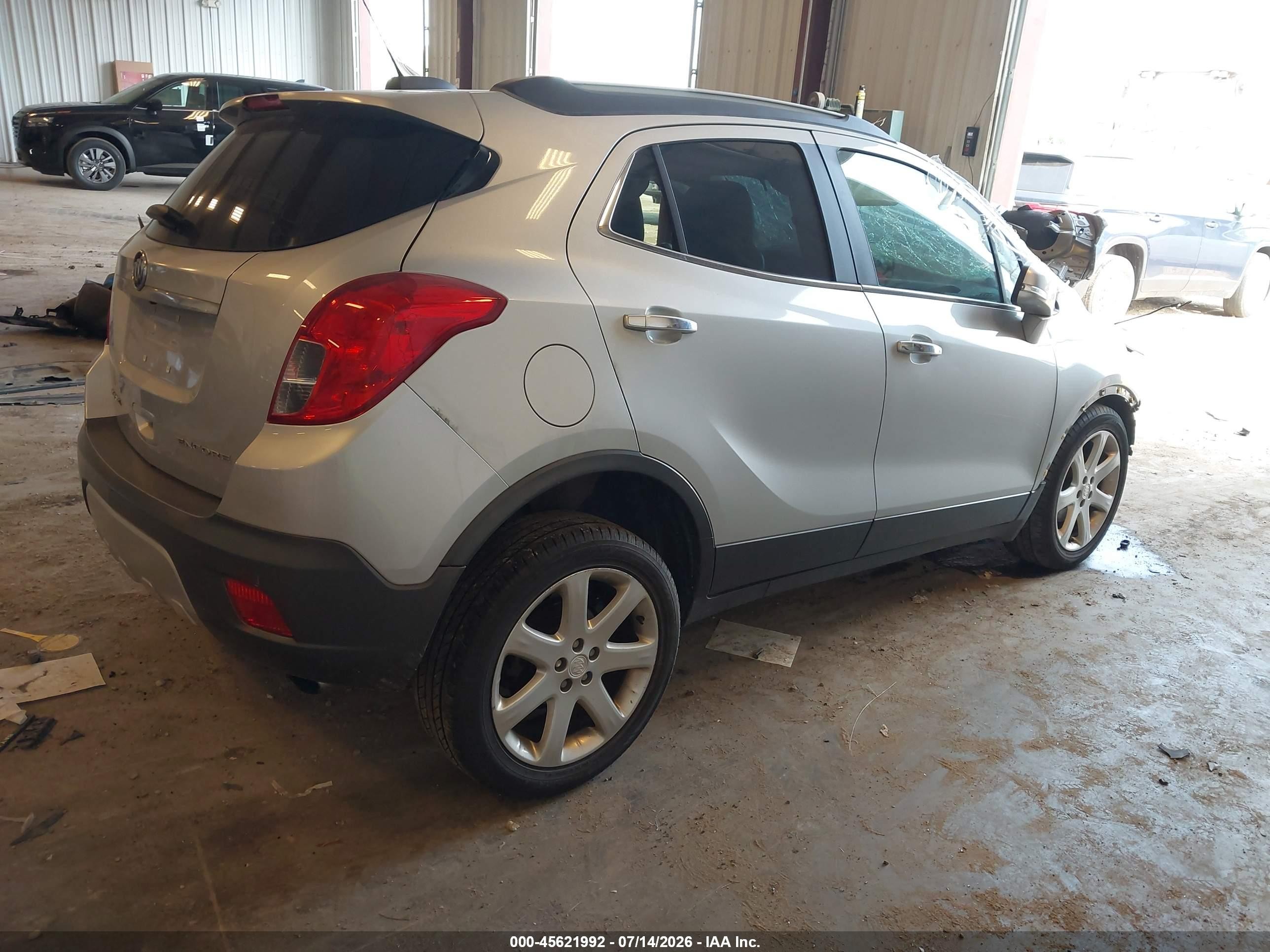 2015 Buick Encore Leather Silver vin: KL4CJCSB4FB253095