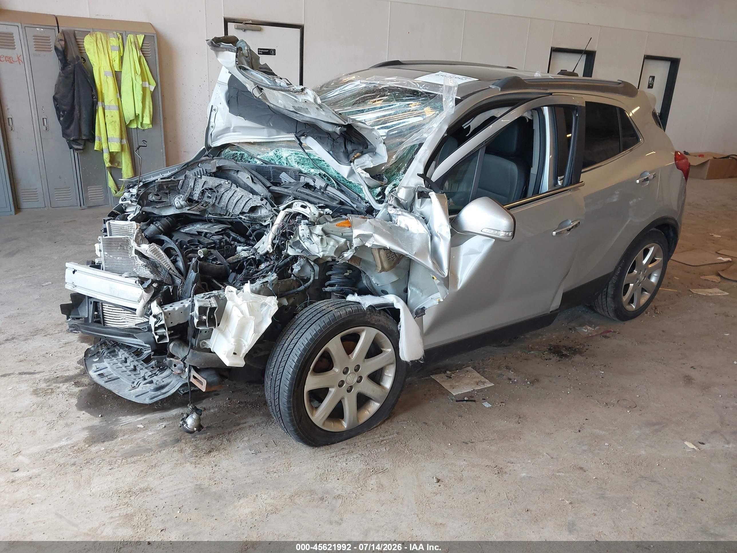 2015 Buick Encore Leather Silver vin: KL4CJCSB4FB253095