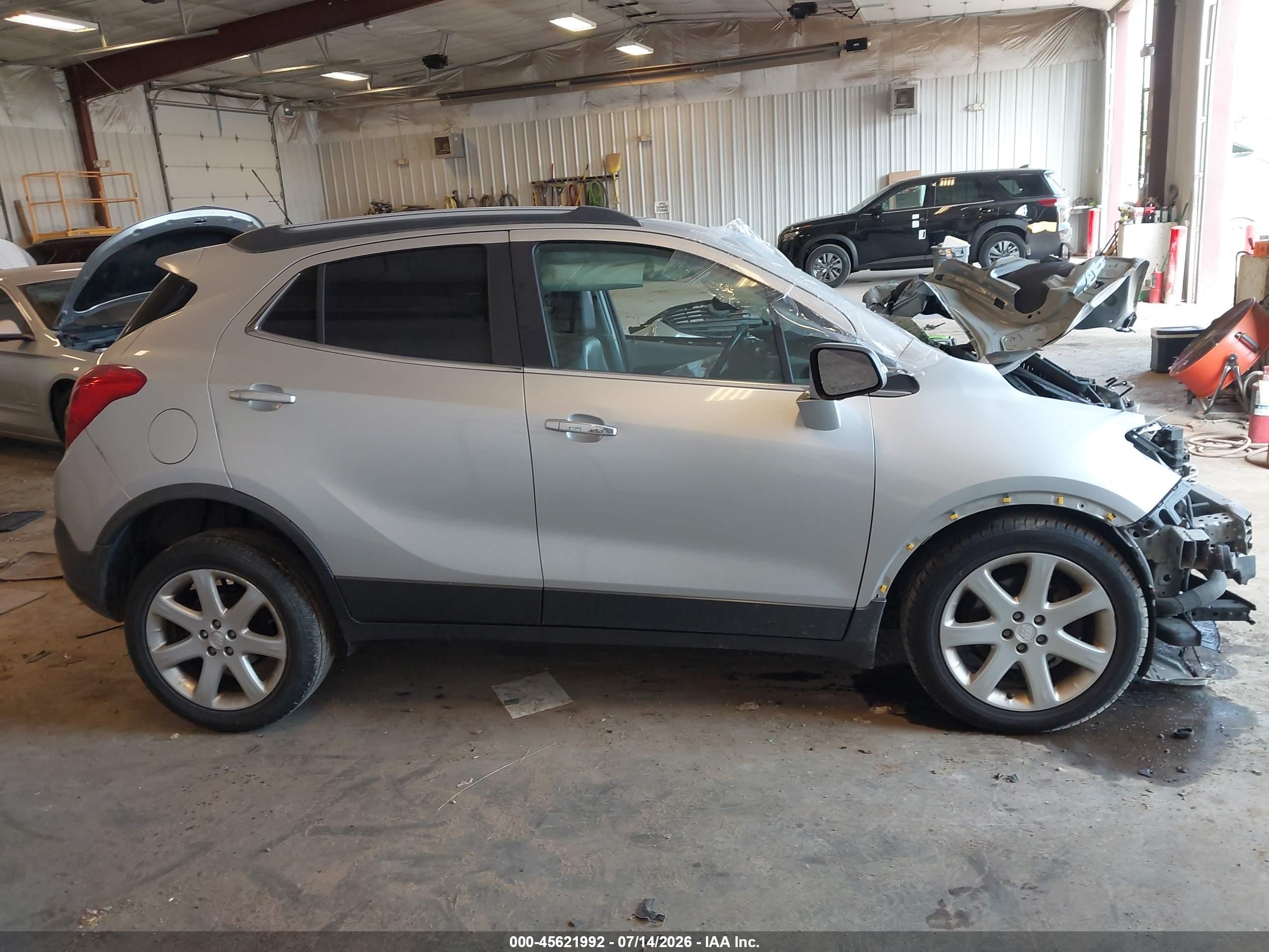2015 Buick Encore Leather Silver vin: KL4CJCSB4FB253095