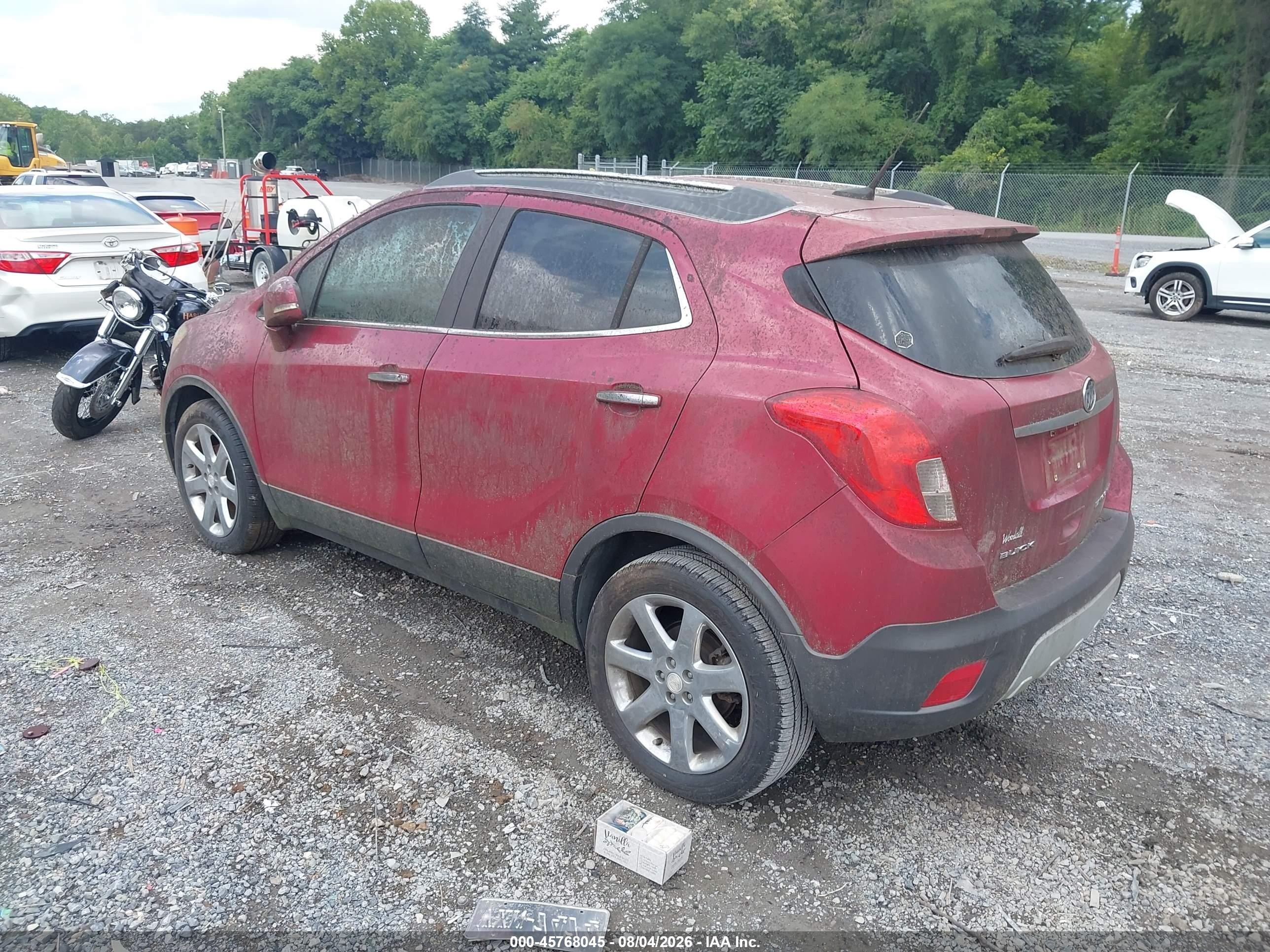 2014 Buick Encore Leather Red vin: KL4CJCSB5EB720992