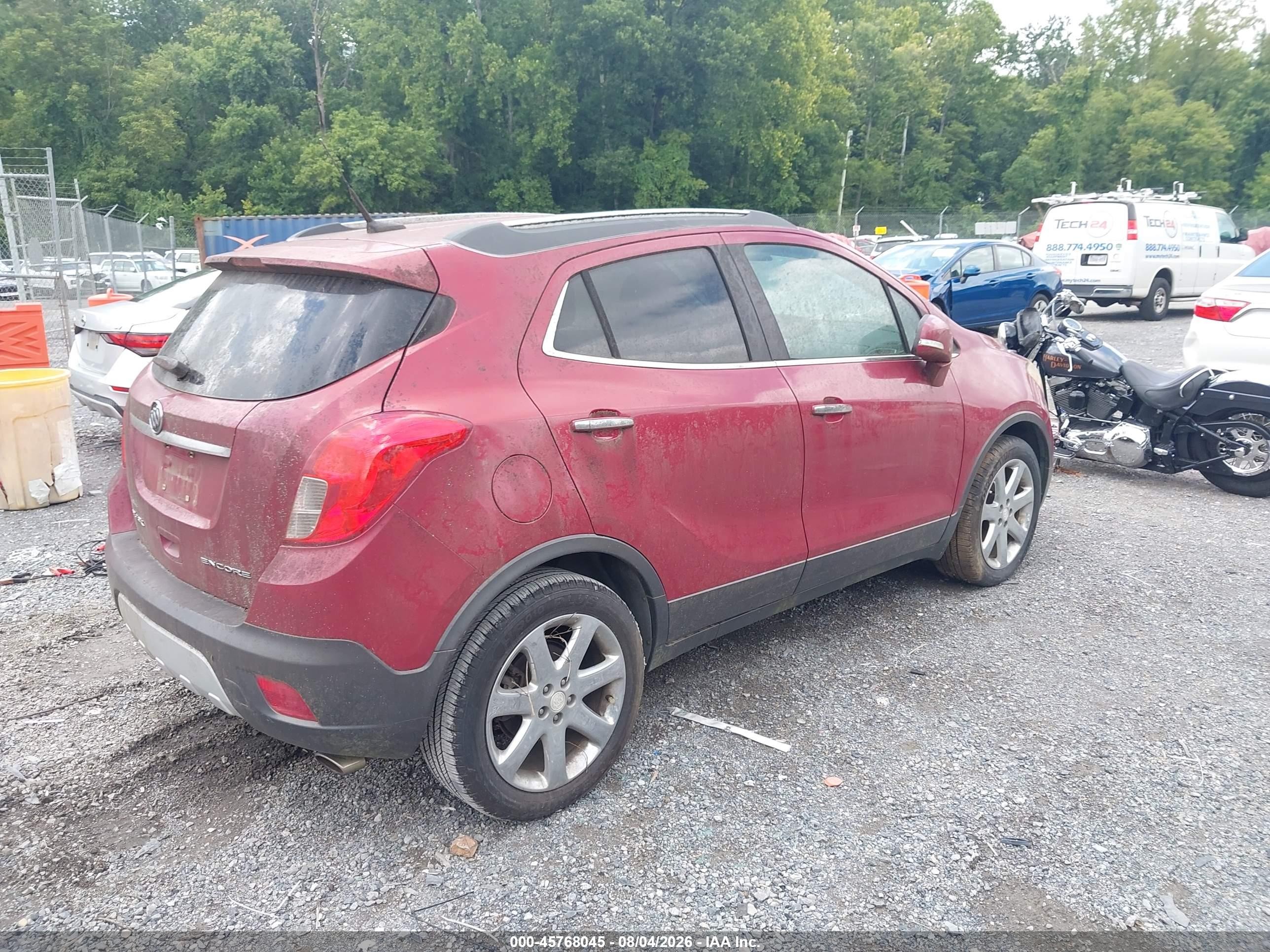 2014 Buick Encore Leather Red vin: KL4CJCSB5EB720992