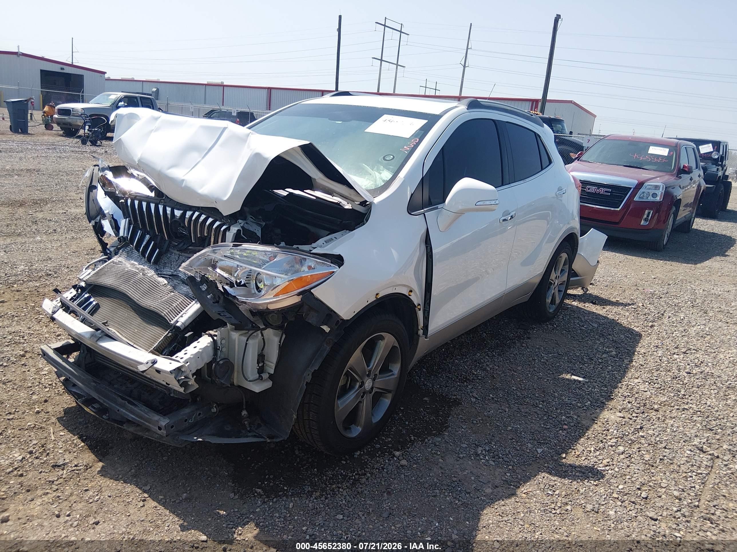 2014 Buick Encore Leather White vin: KL4CJCSB5EB786006