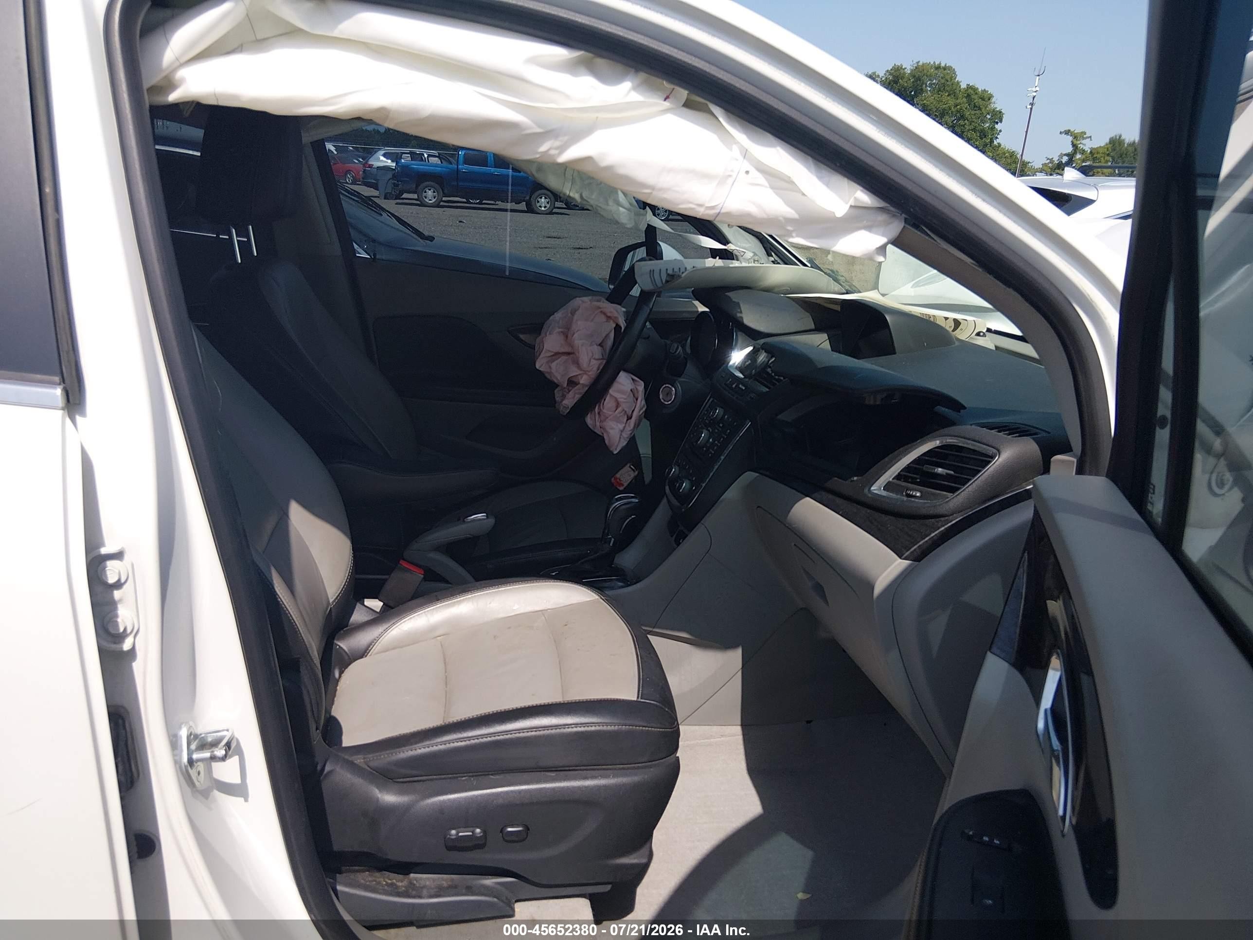 2014 Buick Encore Leather White vin: KL4CJCSB5EB786006