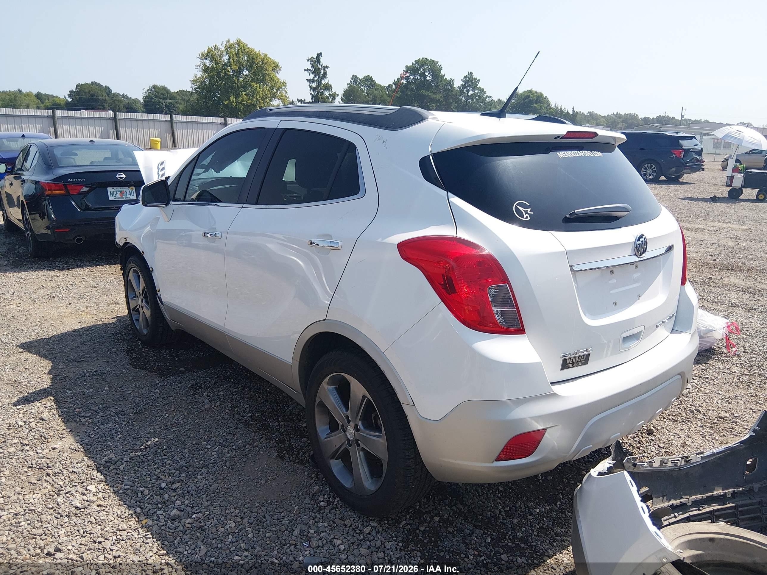2014 Buick Encore Leather White vin: KL4CJCSB5EB786006