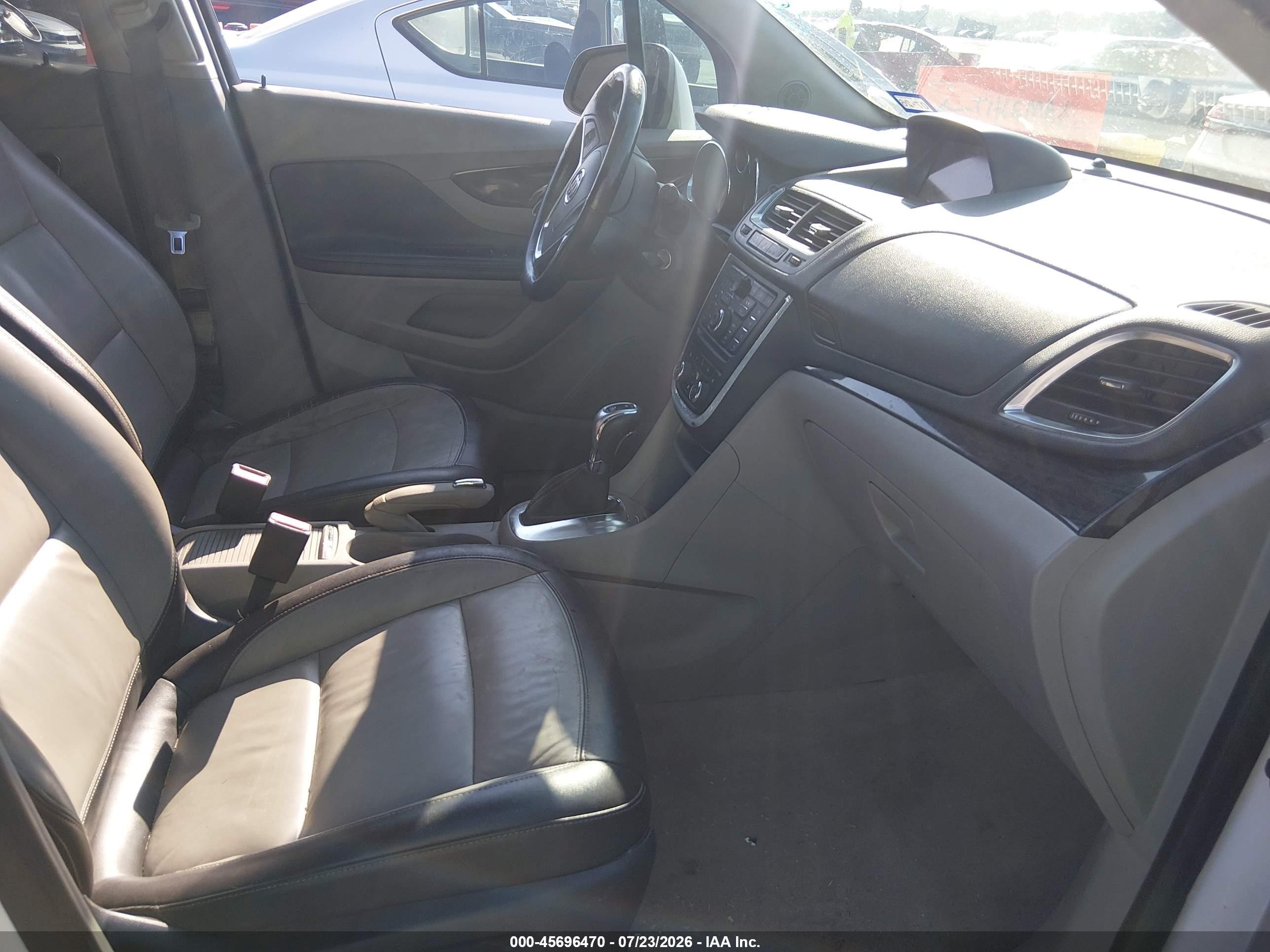 2015 Buick Encore Leather White vin: KL4CJCSB5FB075293