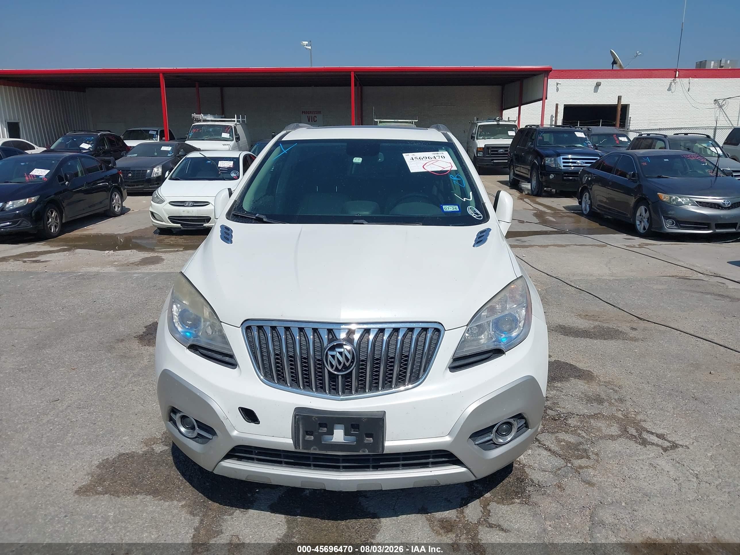 2015 Buick Encore Leather White vin: KL4CJCSB5FB075293