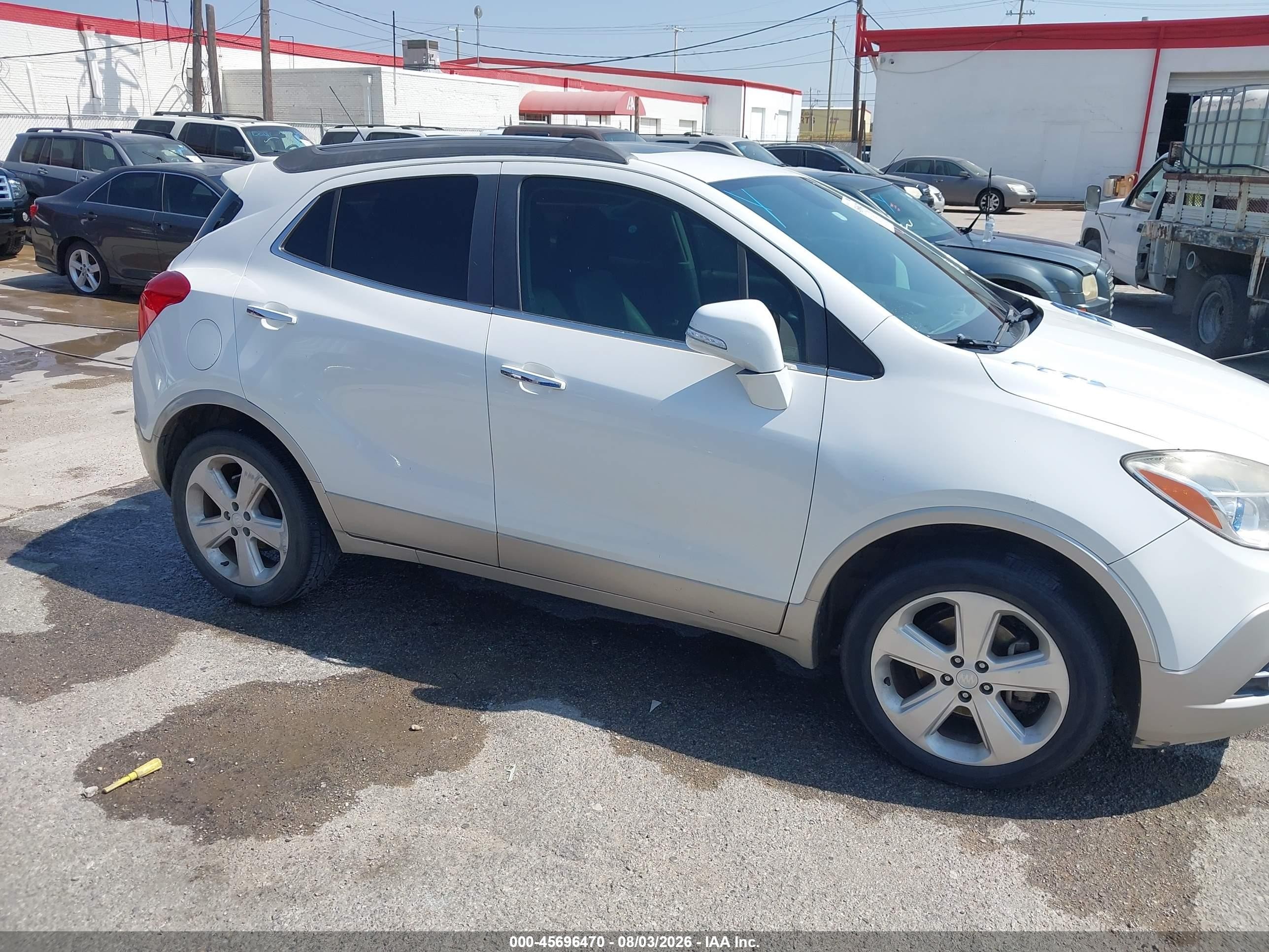 2015 Buick Encore Leather White vin: KL4CJCSB5FB075293