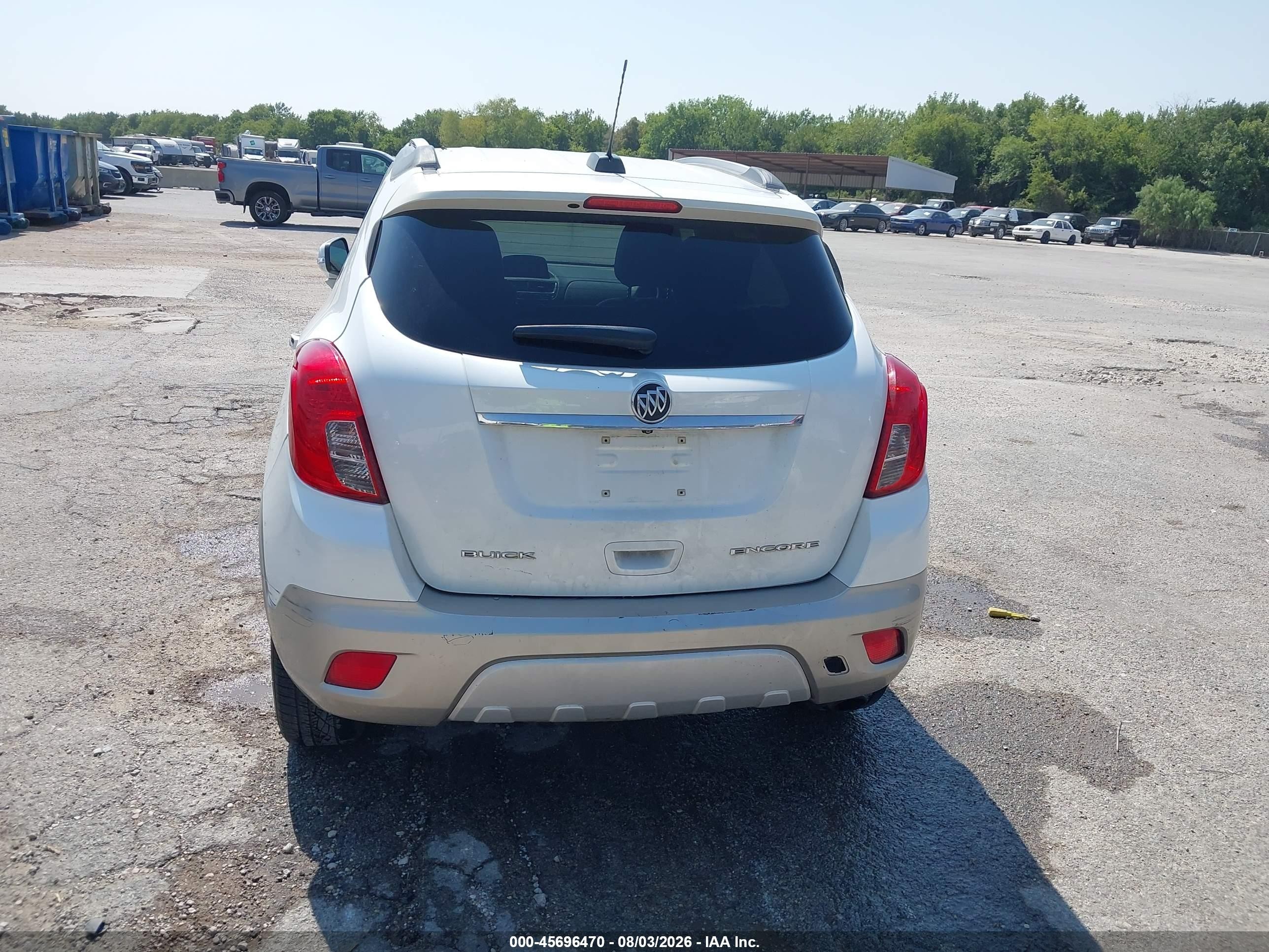 2015 Buick Encore Leather White vin: KL4CJCSB5FB075293