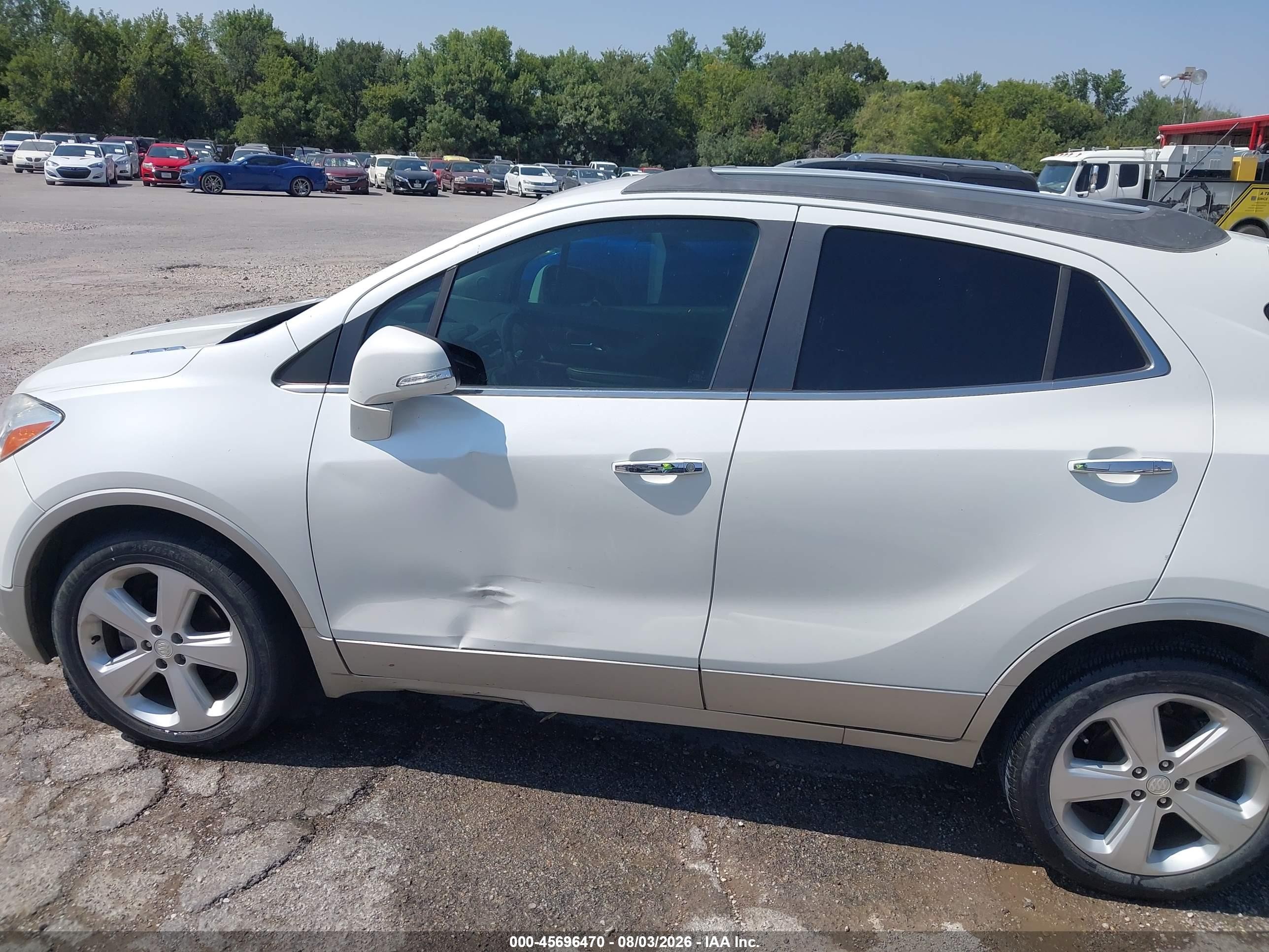 2015 Buick Encore Leather White vin: KL4CJCSB5FB075293