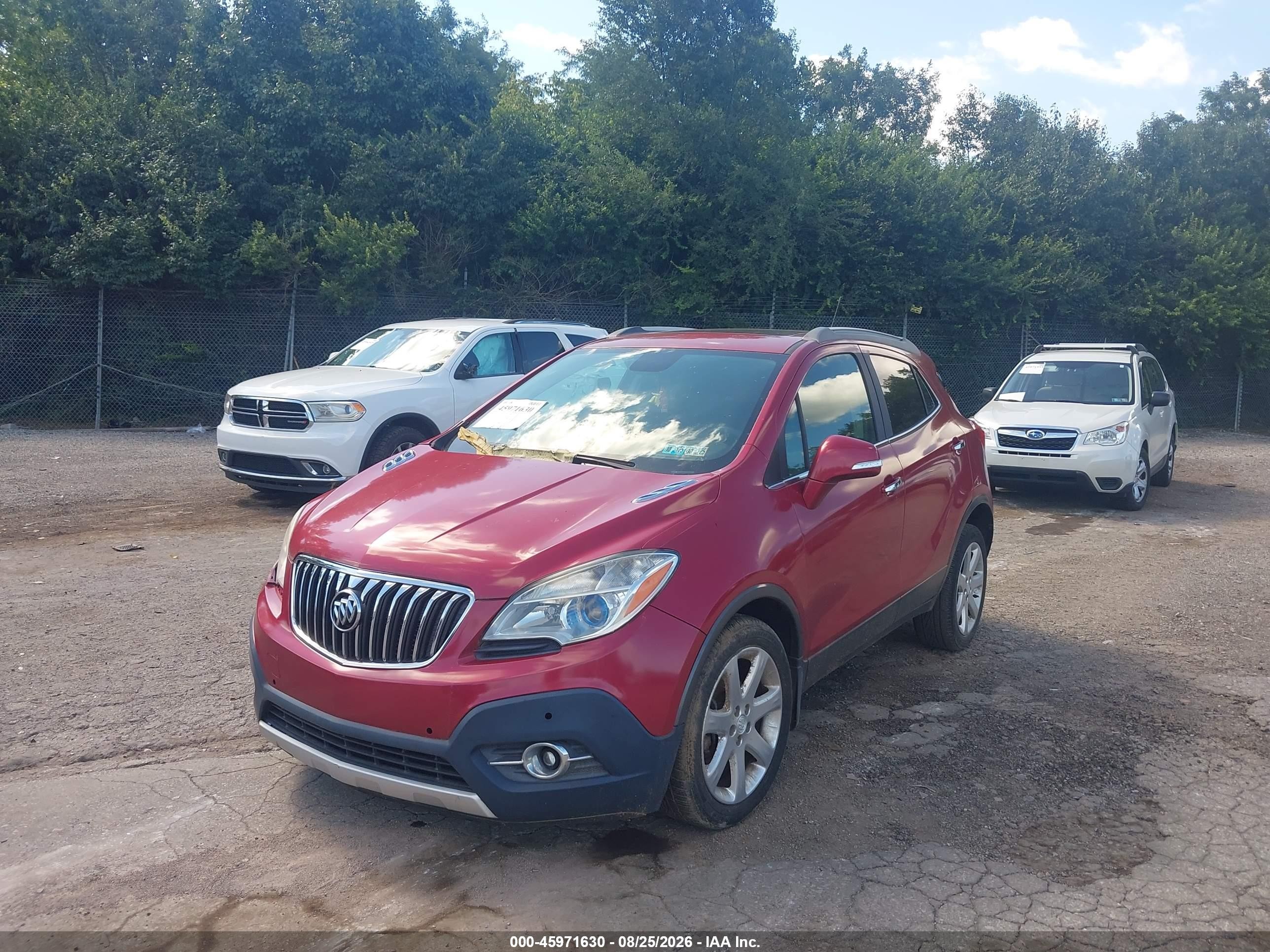 2015 Buick Encore Leather Red vin: KL4CJCSB5FB146458