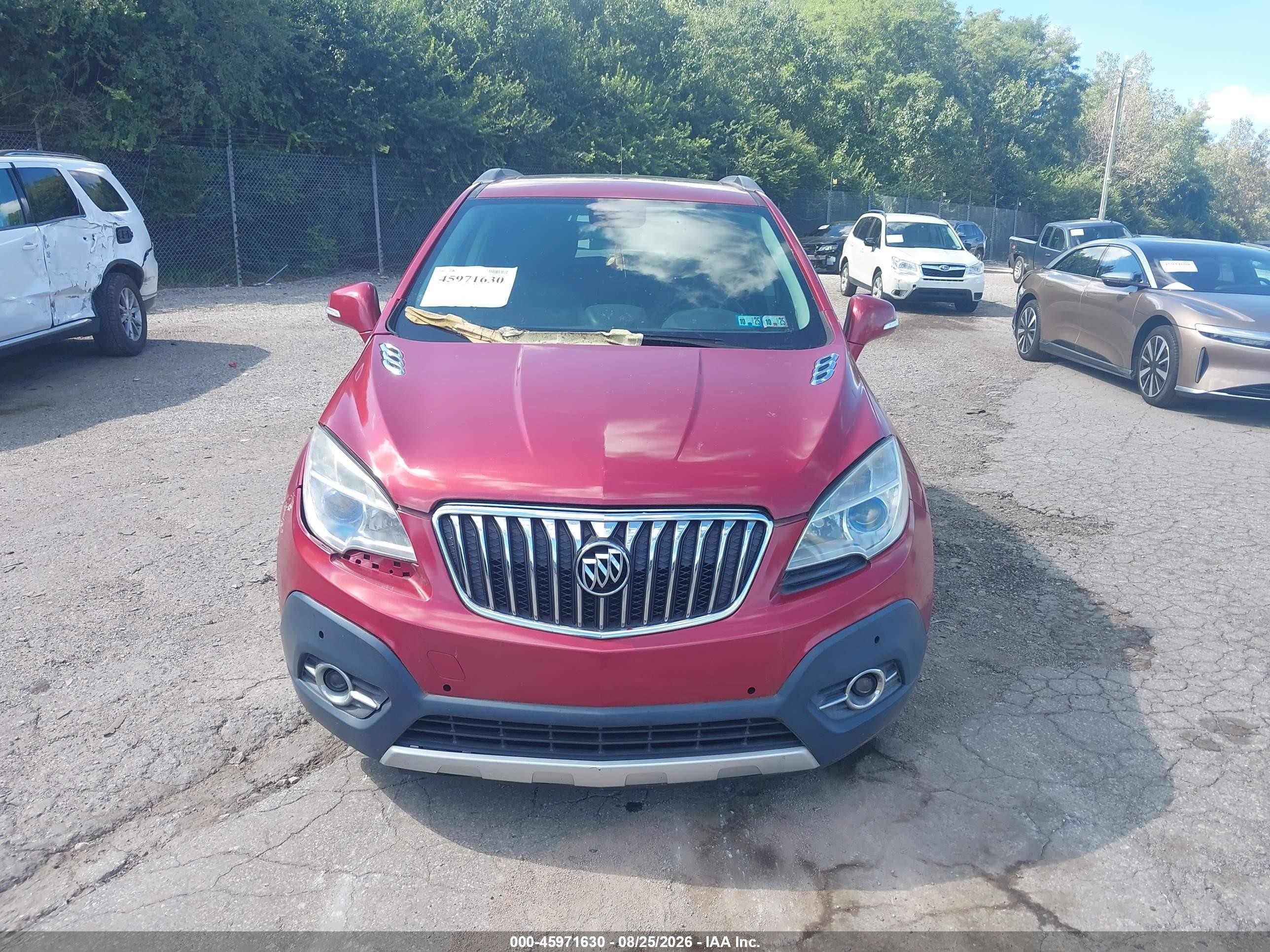 2015 Buick Encore Leather Red vin: KL4CJCSB5FB146458