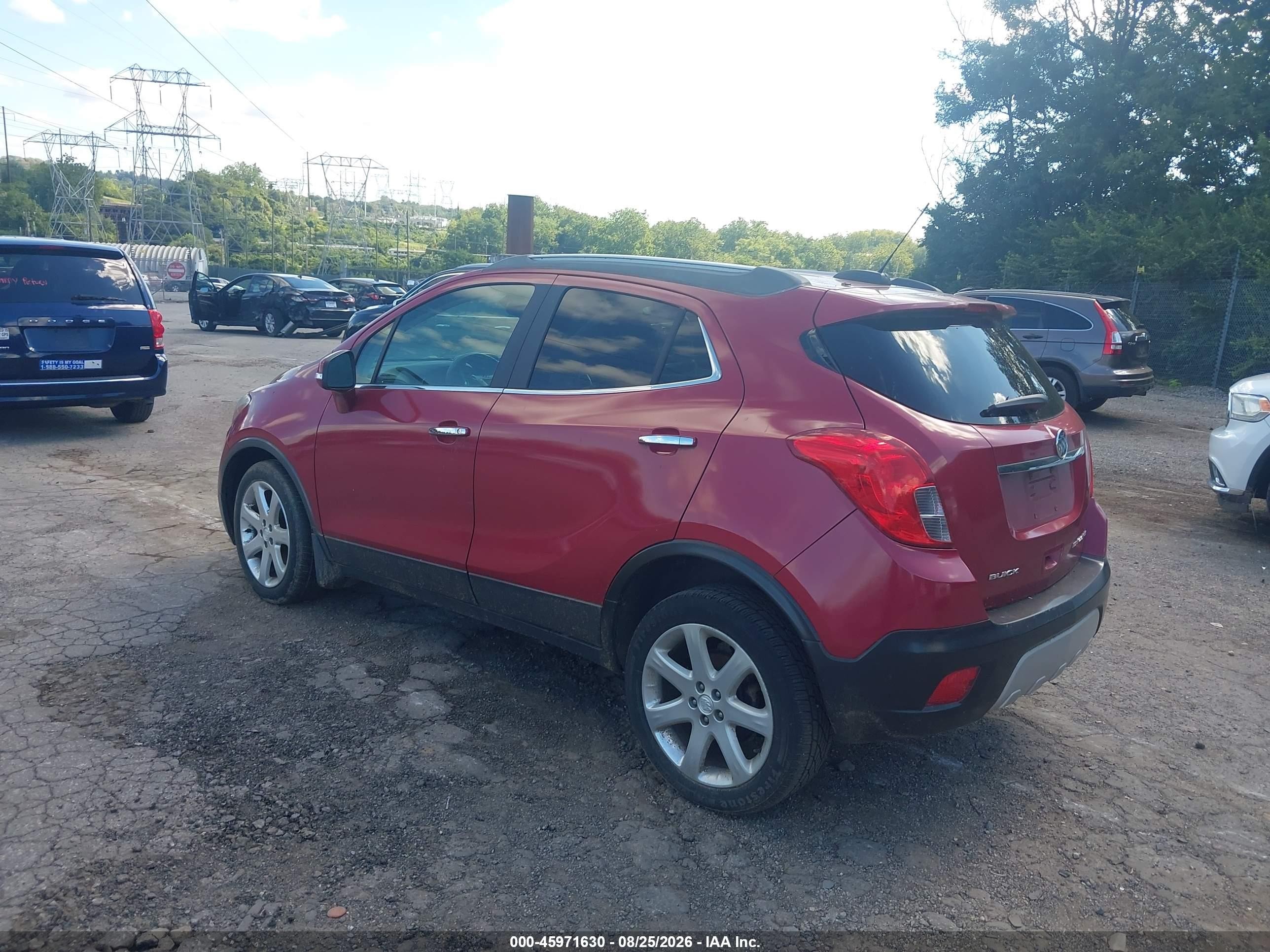 2015 Buick Encore Leather Red vin: KL4CJCSB5FB146458