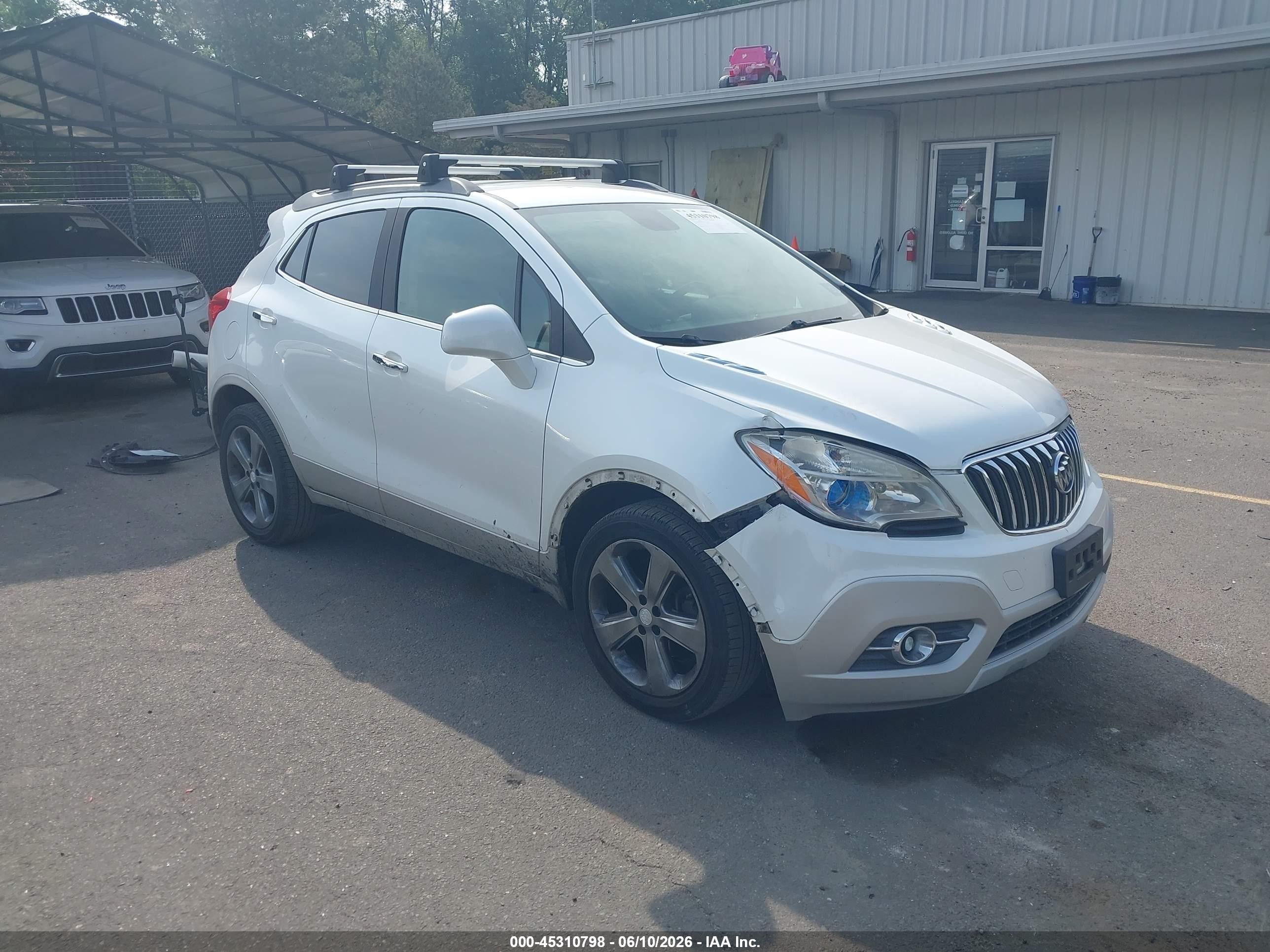 2013 Buick Encore Leather White vin: KL4CJCSB6DB149169