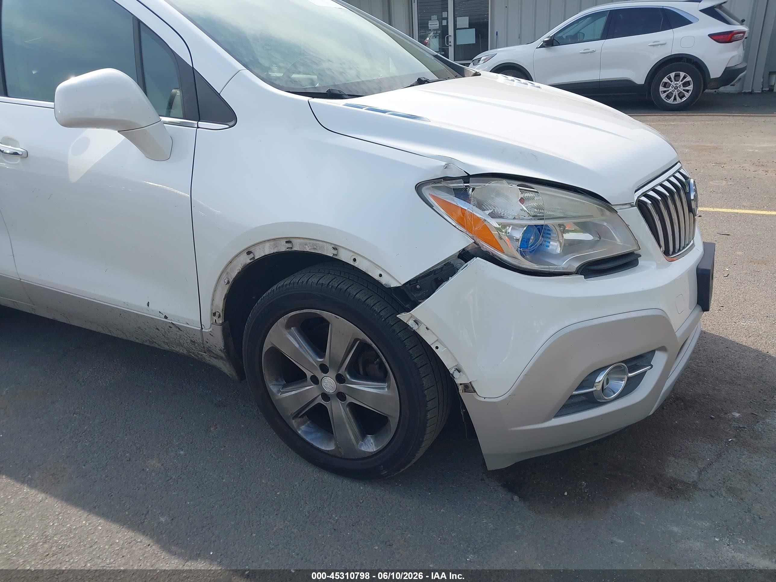 2013 Buick Encore Leather White vin: KL4CJCSB6DB149169
