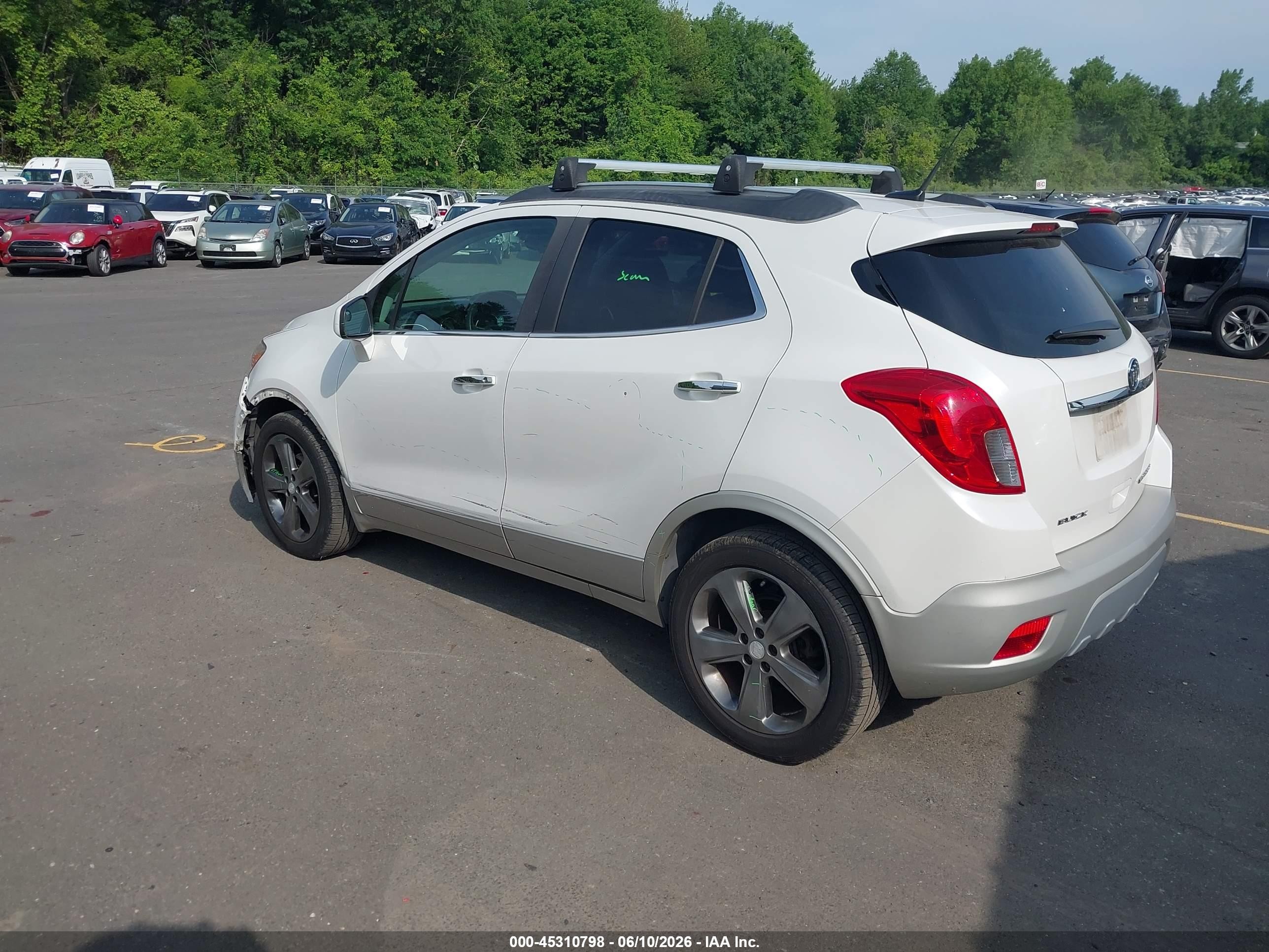 2013 Buick Encore Leather White vin: KL4CJCSB6DB149169