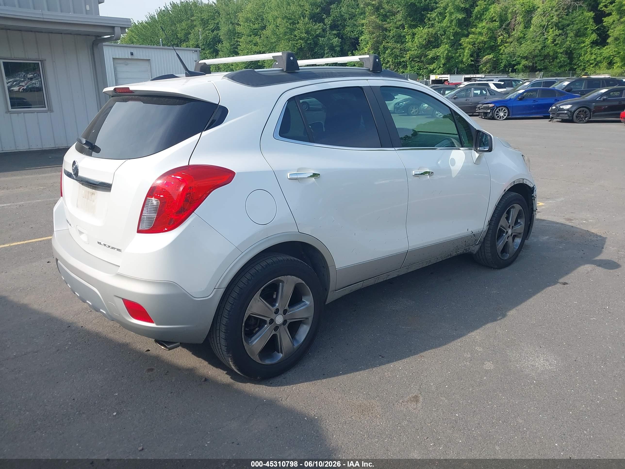 2013 Buick Encore Leather White vin: KL4CJCSB6DB149169
