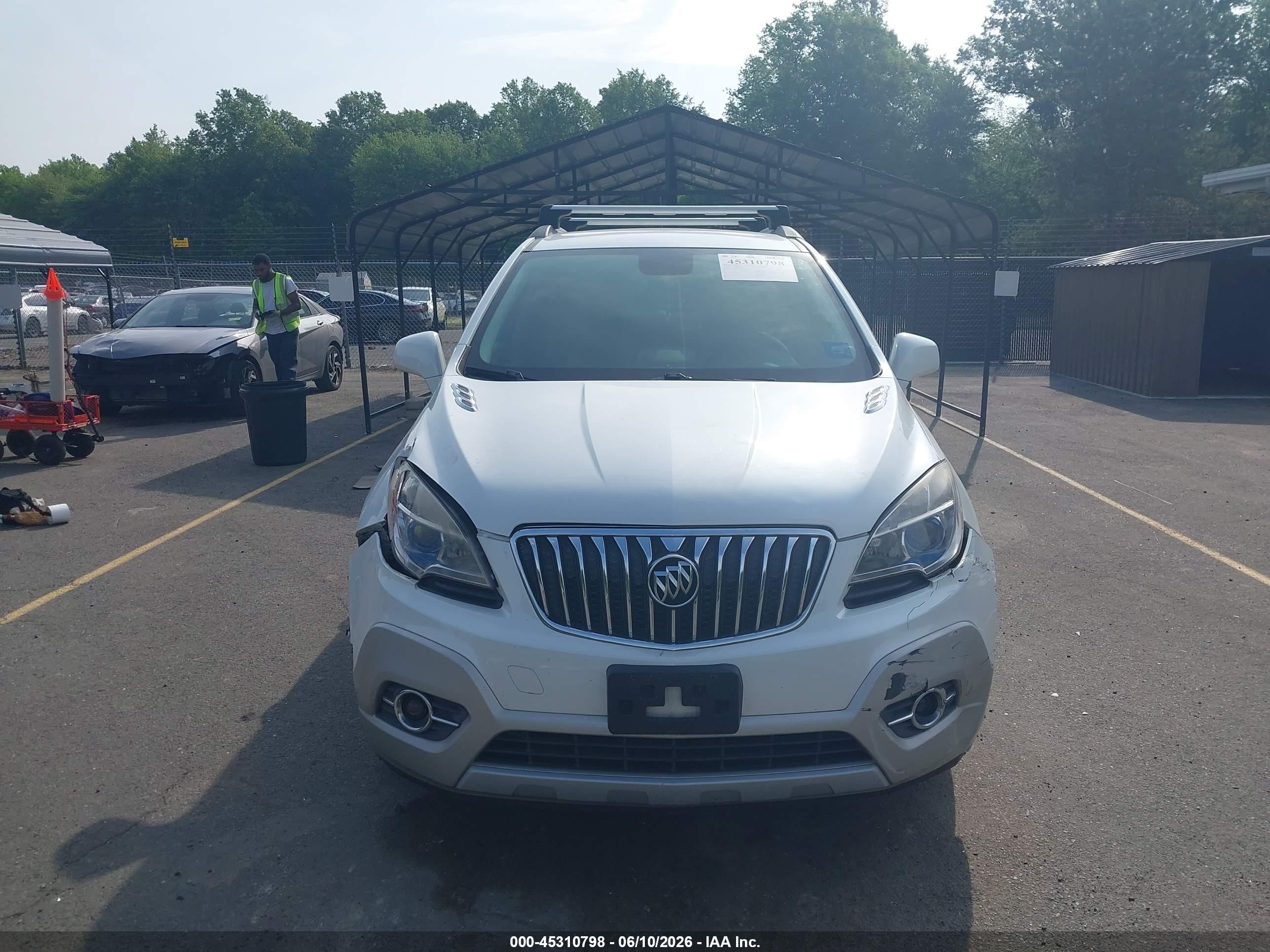 2013 Buick Encore Leather White vin: KL4CJCSB6DB149169