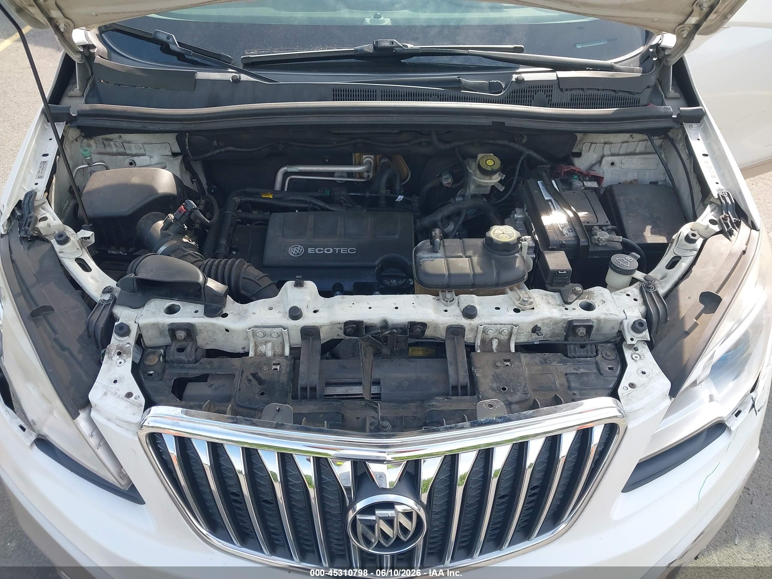 2013 Buick Encore Leather White vin: KL4CJCSB6DB149169