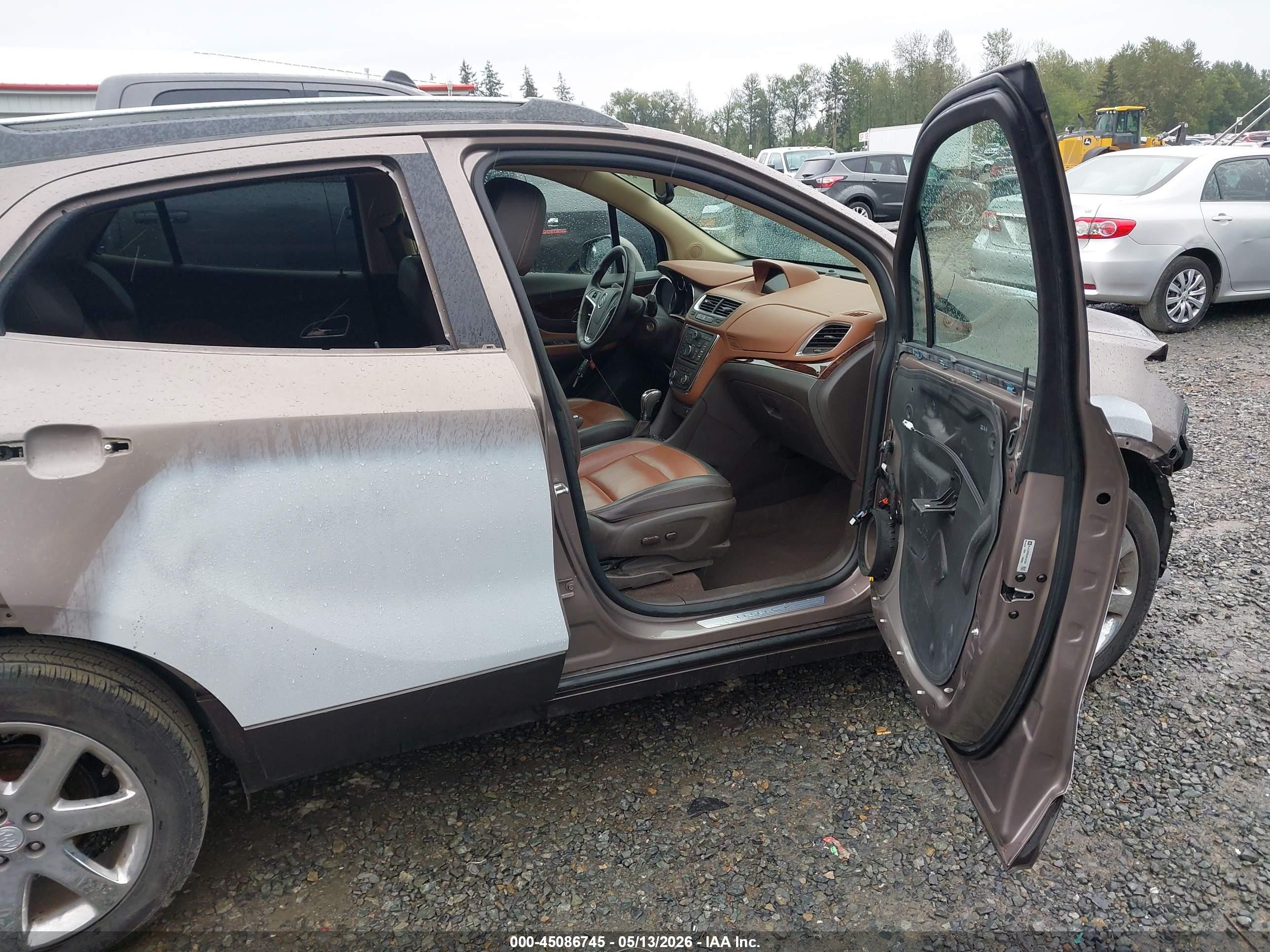 2013 Buick Encore Leather Brown vin: KL4CJCSB6DB157305