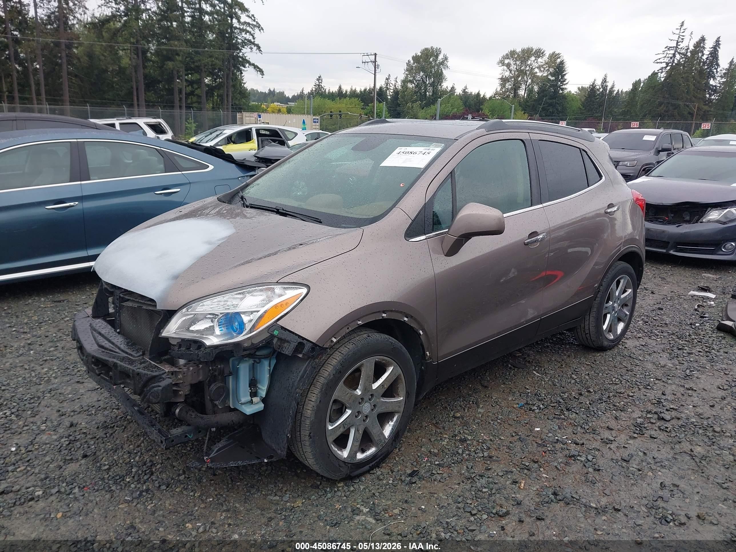 2013 Buick Encore Leather Brown vin: KL4CJCSB6DB157305