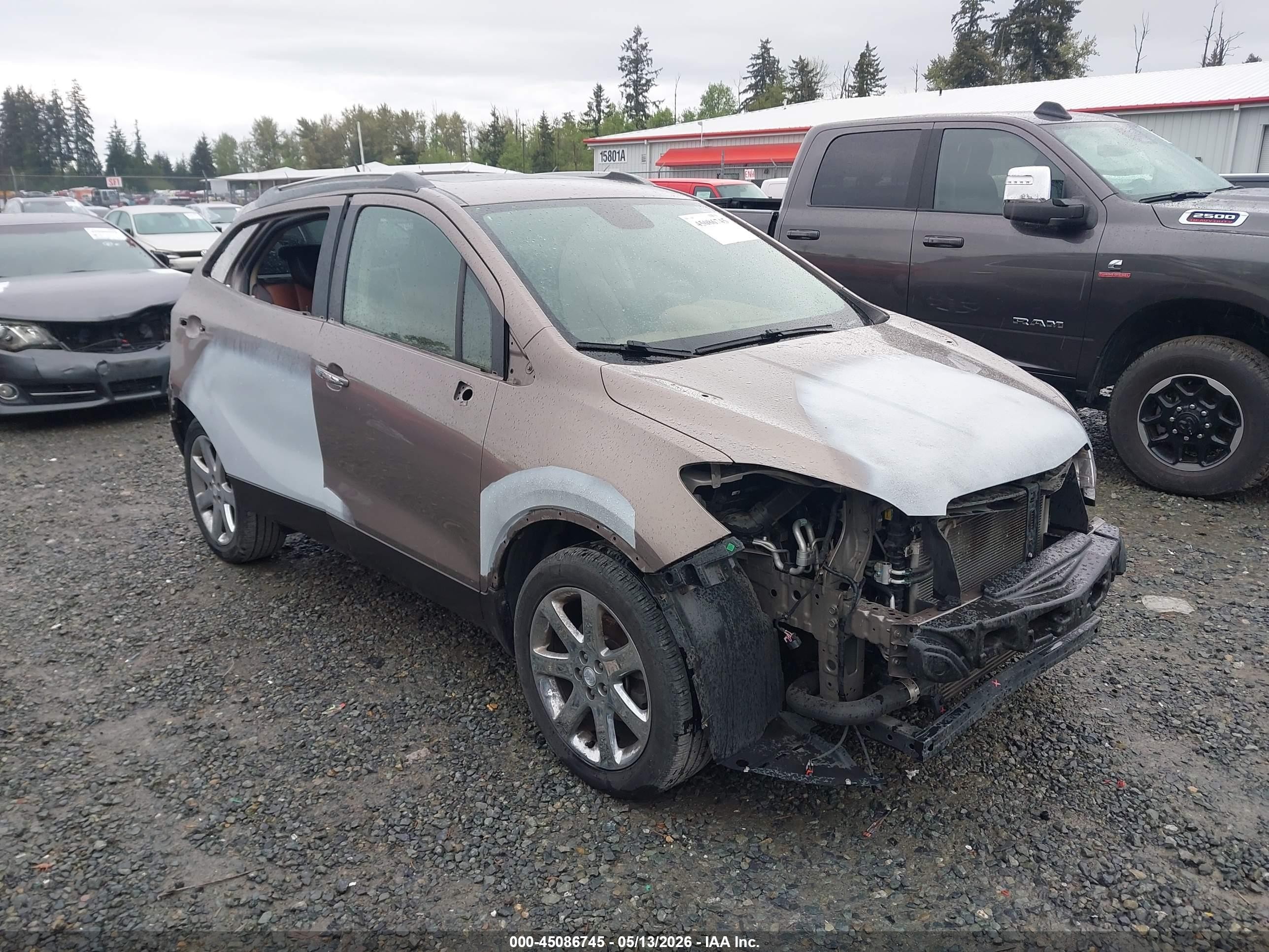 2013 Buick Encore Leather Brown vin: KL4CJCSB6DB157305