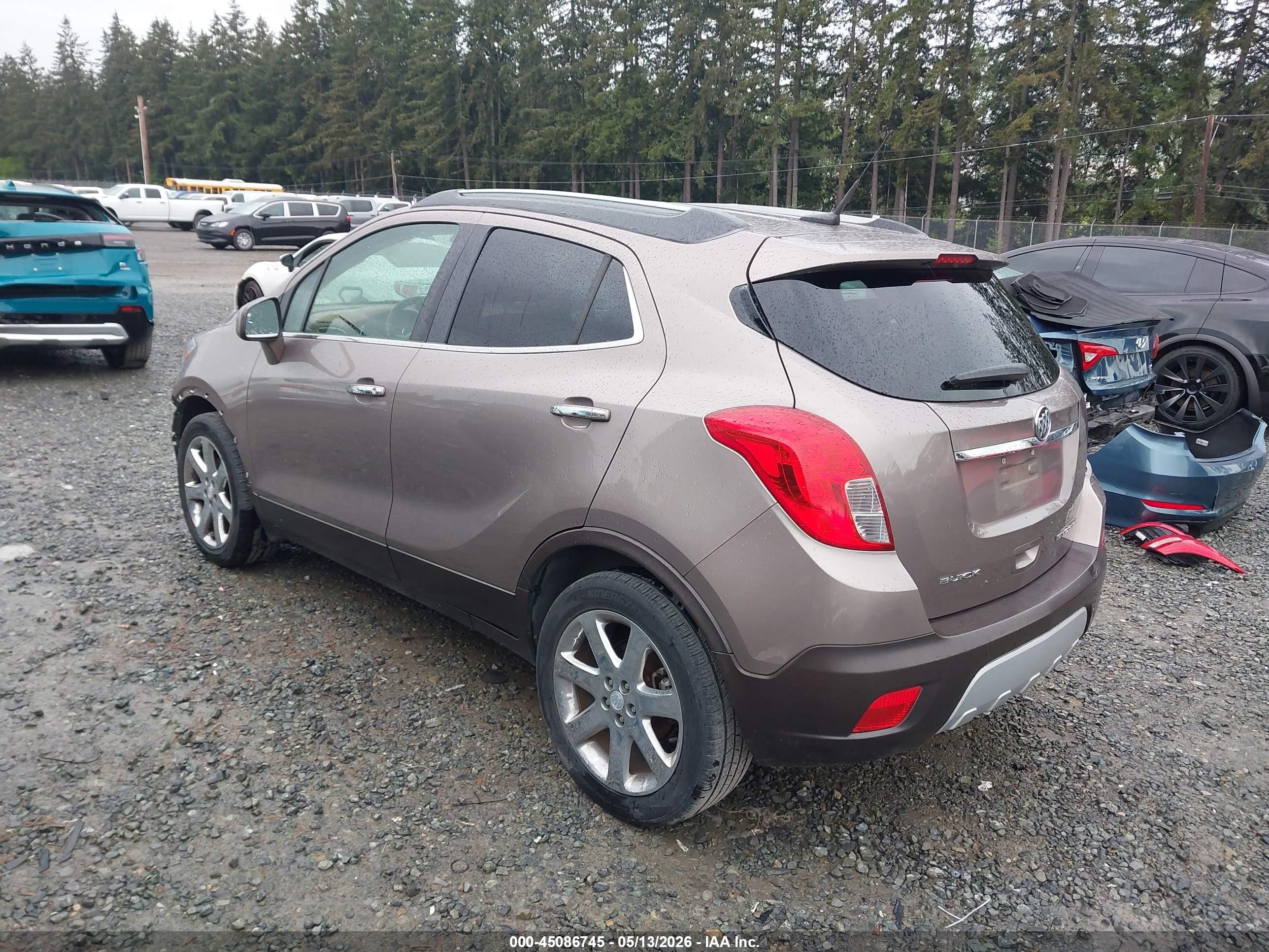 2013 Buick Encore Leather Brown vin: KL4CJCSB6DB157305