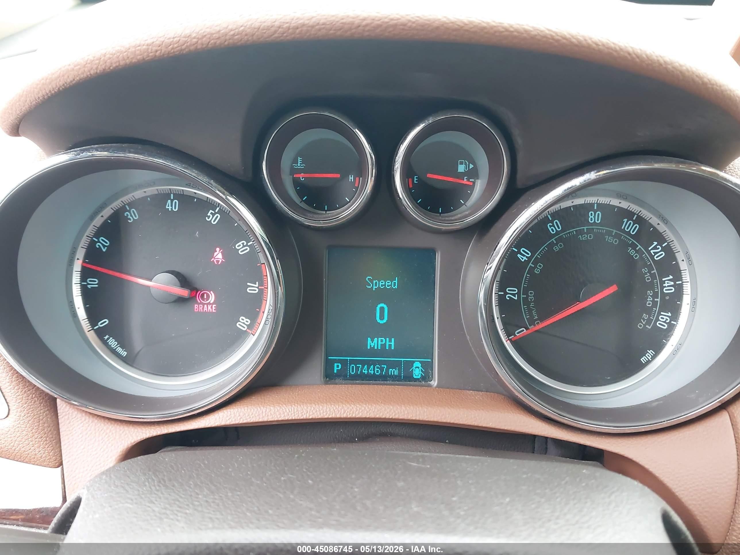 2013 Buick Encore Leather Brown vin: KL4CJCSB6DB157305
