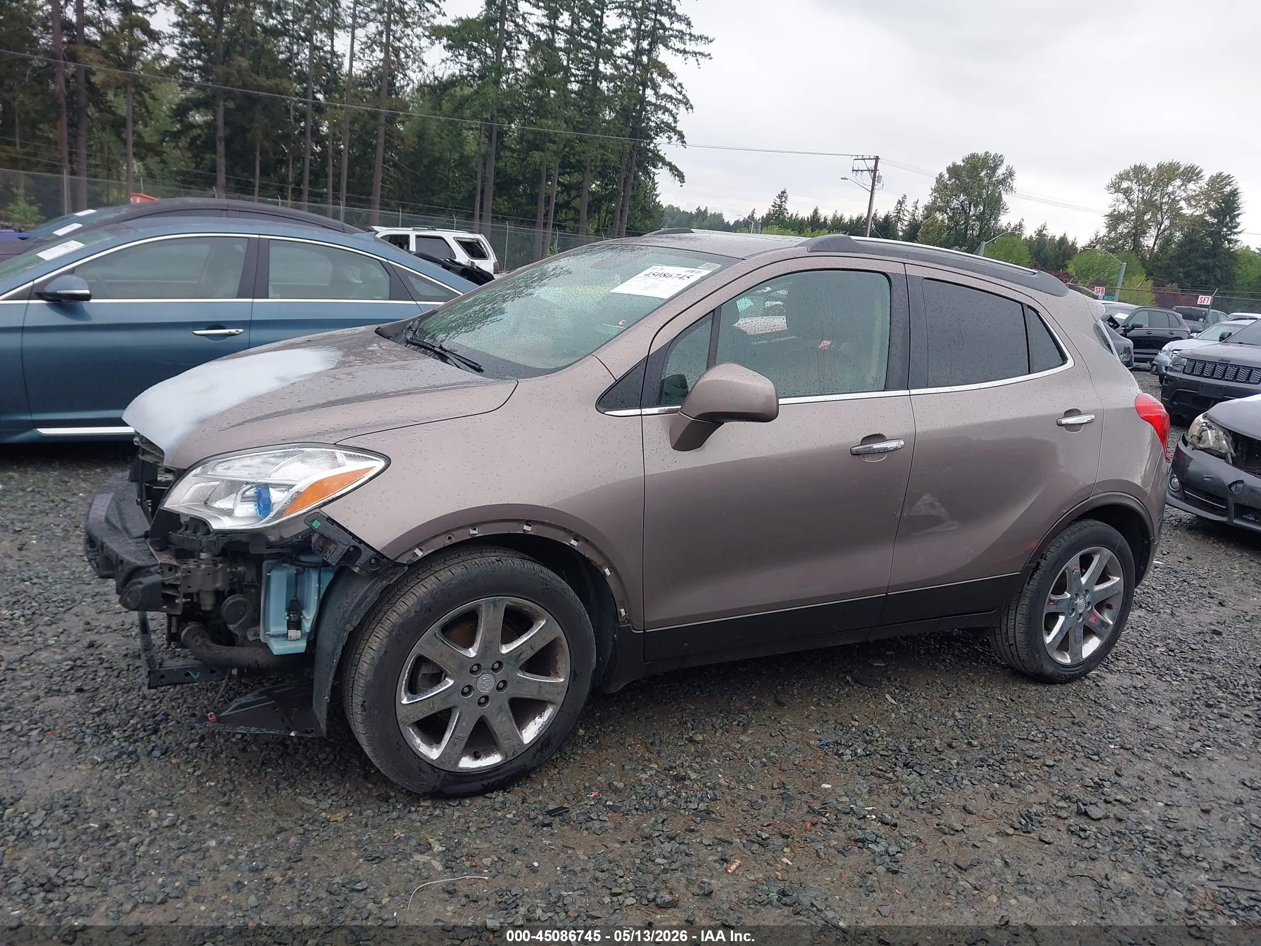 2013 Buick Encore Leather Brown vin: KL4CJCSB6DB157305