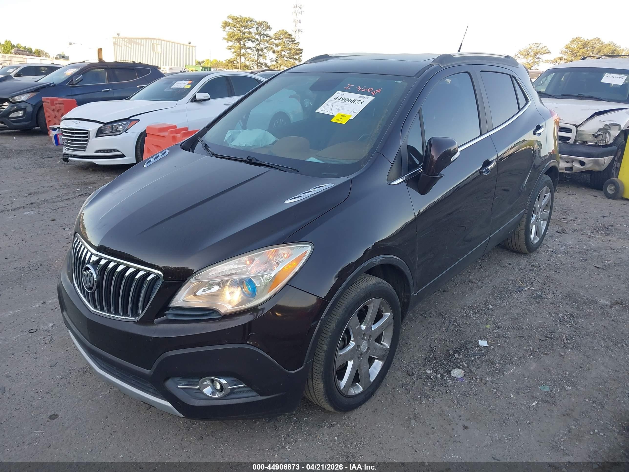 2014 Buick Encore Leather Brown vin: KL4CJCSB6EB593105
