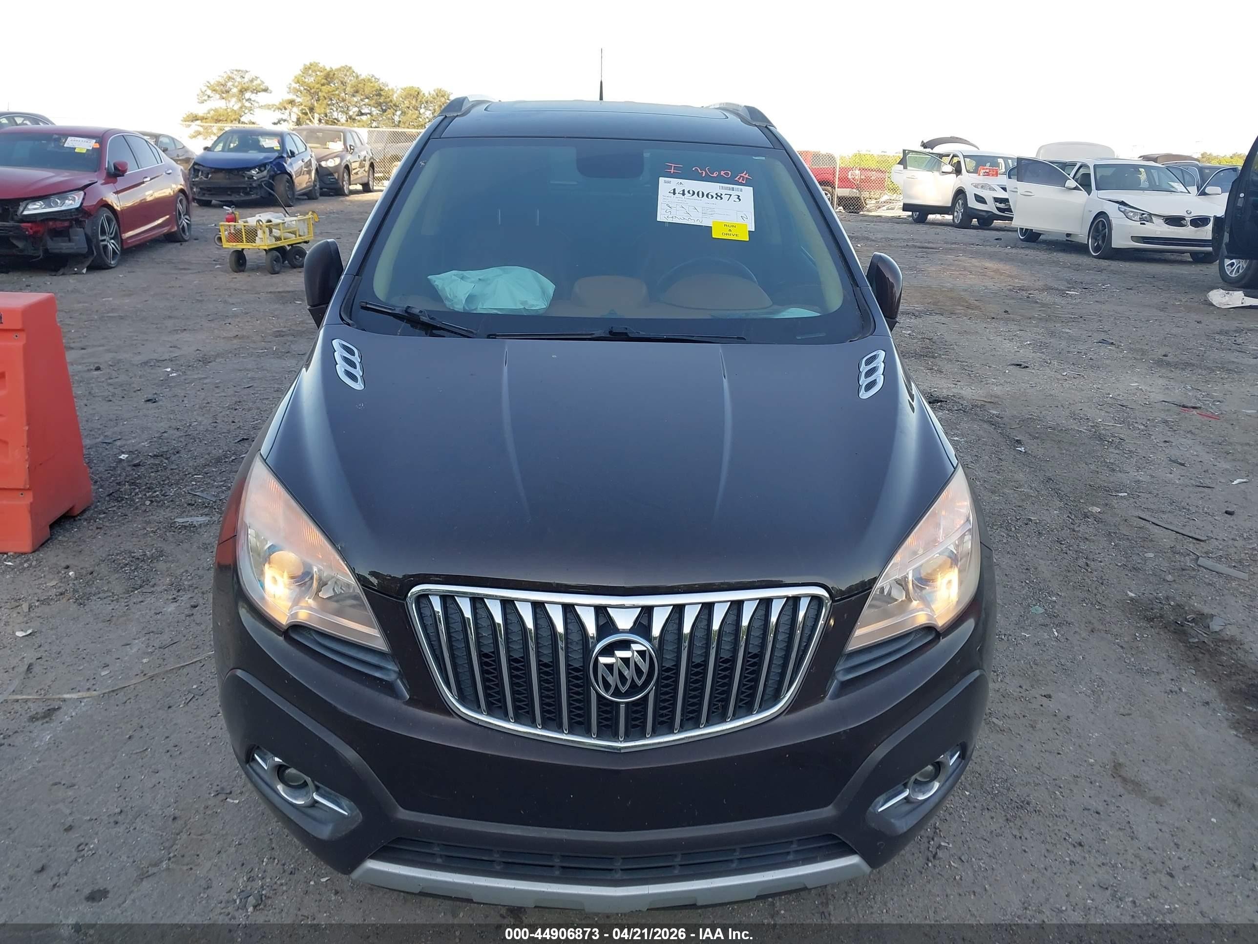 2014 Buick Encore Leather Brown vin: KL4CJCSB6EB593105