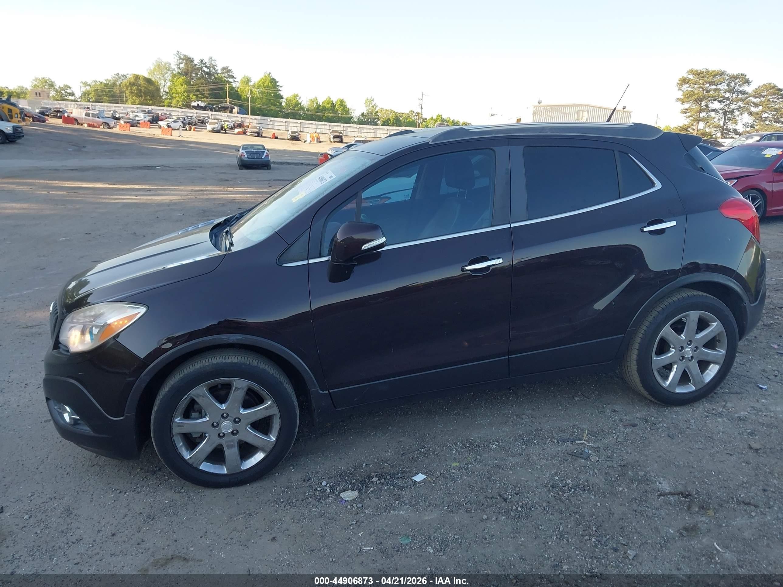 2014 Buick Encore Leather Brown vin: KL4CJCSB6EB593105