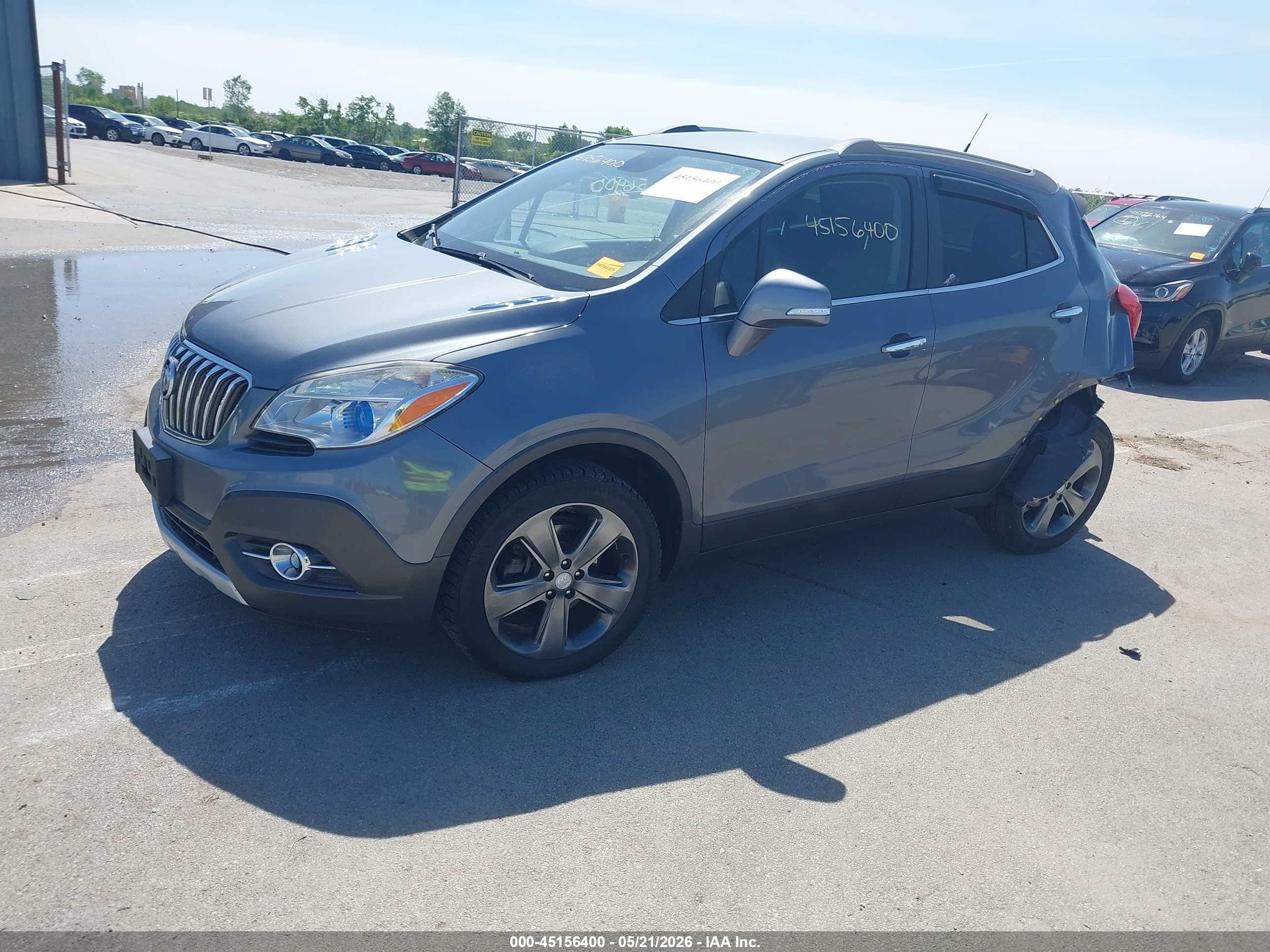 2014 Buick Encore Leather Gray vin: KL4CJCSB6EB727031