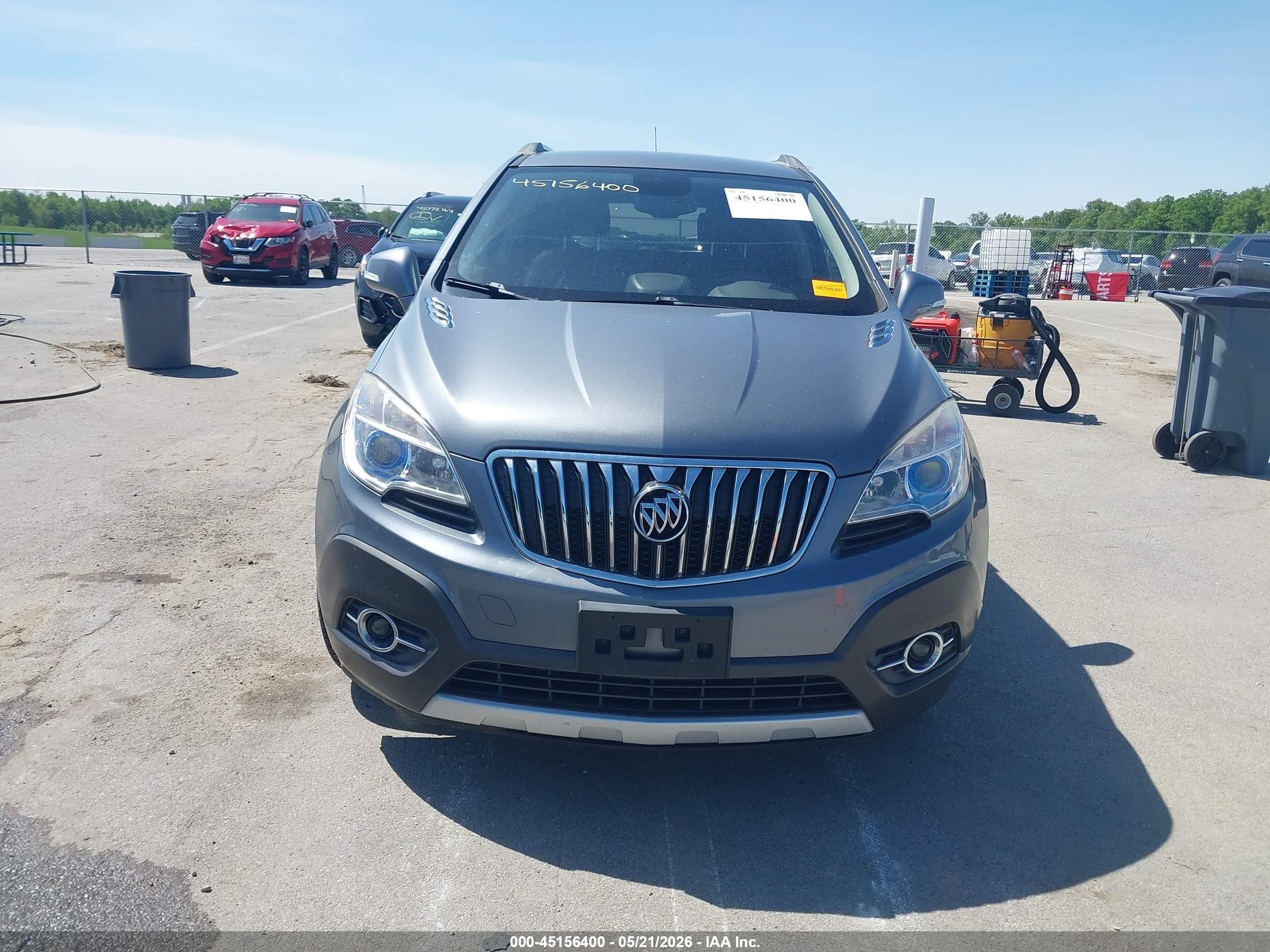 2014 Buick Encore Leather Gray vin: KL4CJCSB6EB727031