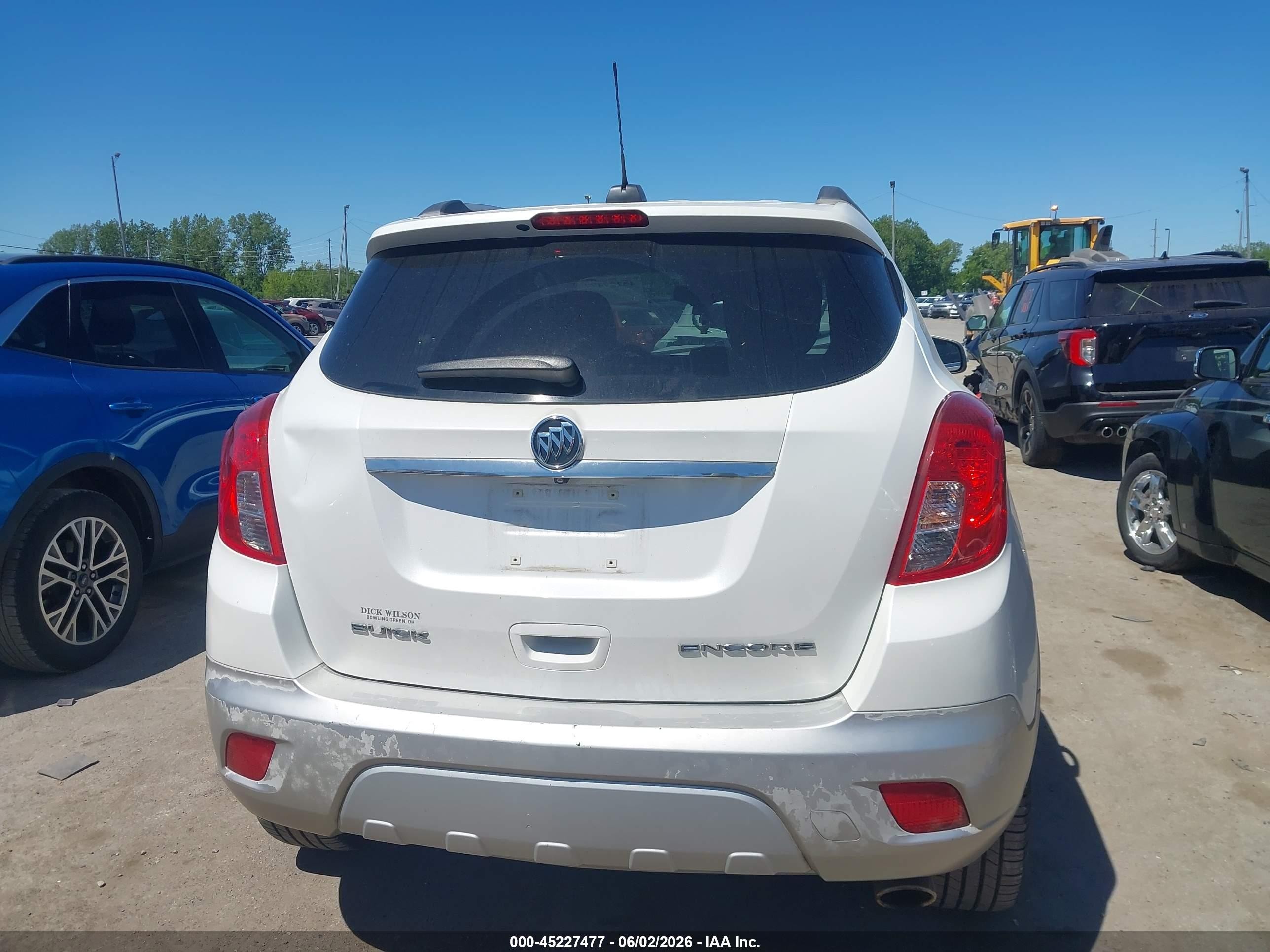 2015 Buick Encore Leather White vin: KL4CJCSB6FB062357