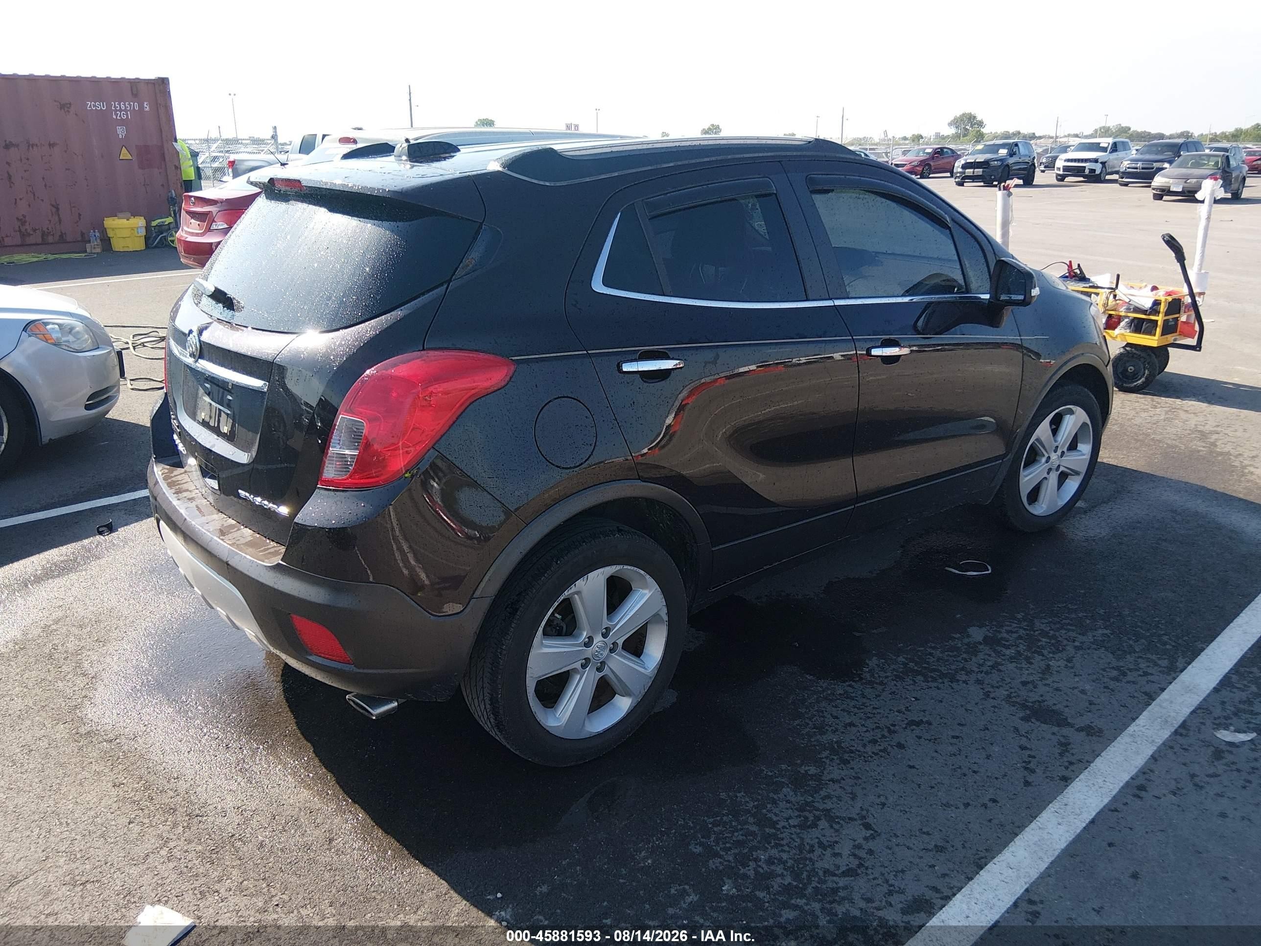 2015 Buick Encore Leather Темно-бордовый vin: KL4CJCSB6FB216372