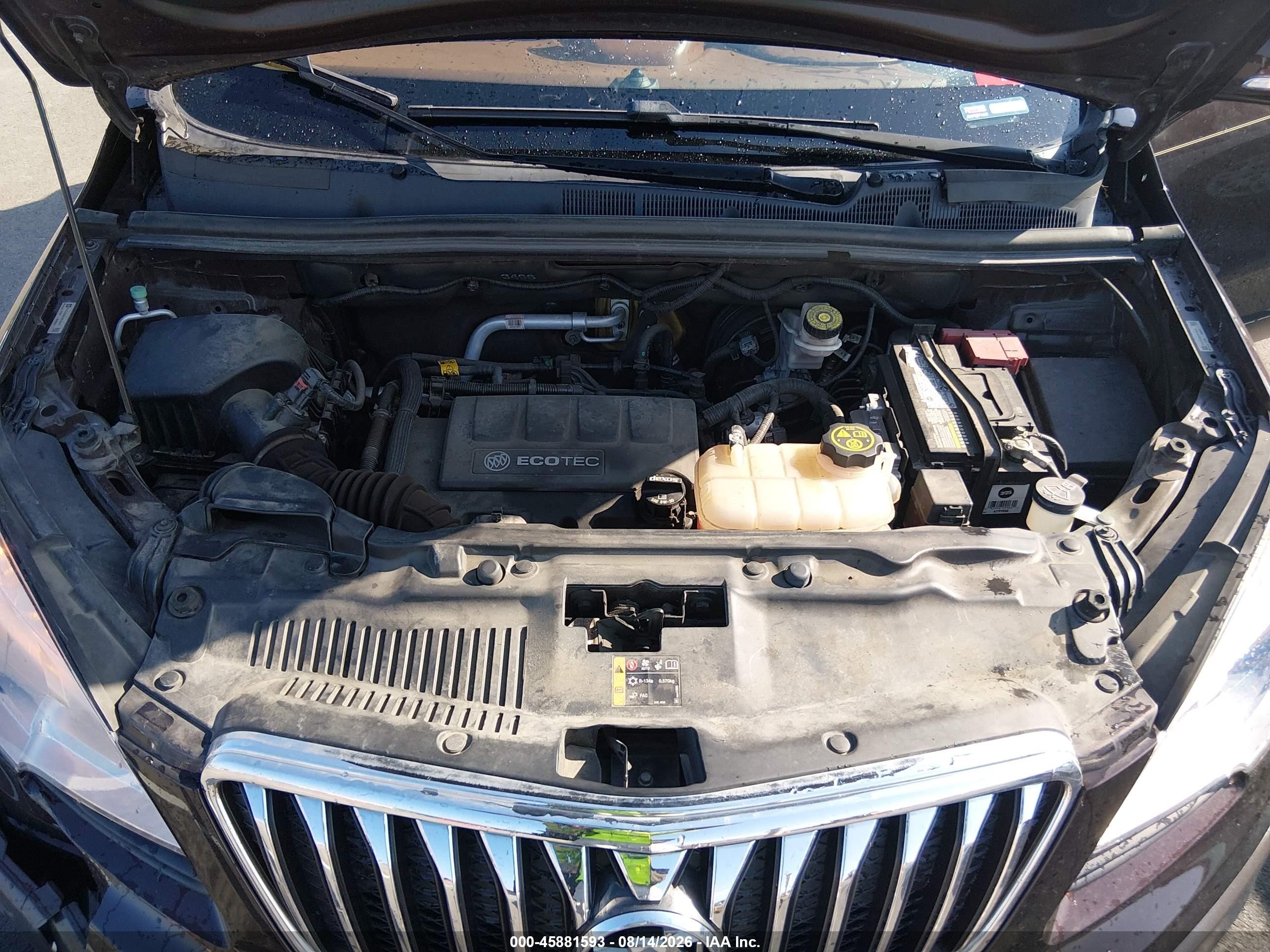 2015 Buick Encore Leather Темно-бордовый vin: KL4CJCSB6FB216372