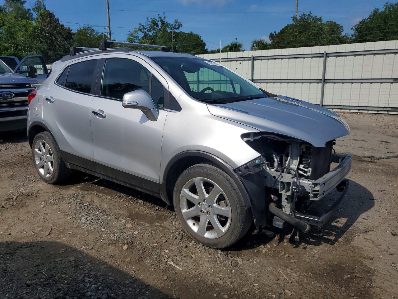 2015 Buick Encore Silver vin: KL4CJCSB6FB259142