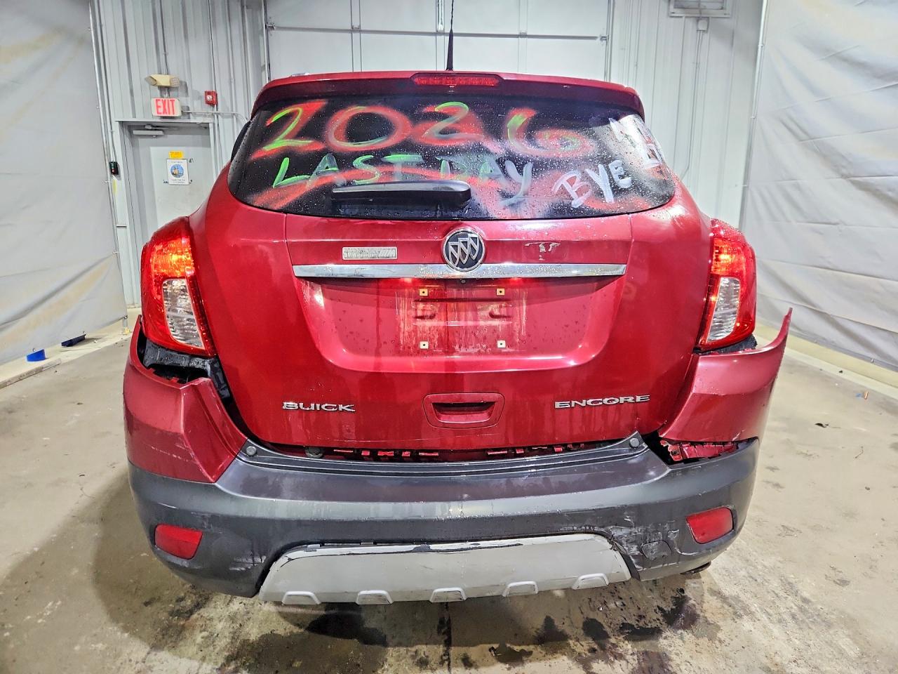 2013 Buick Encore Red vin: KL4CJCSB7DB127116